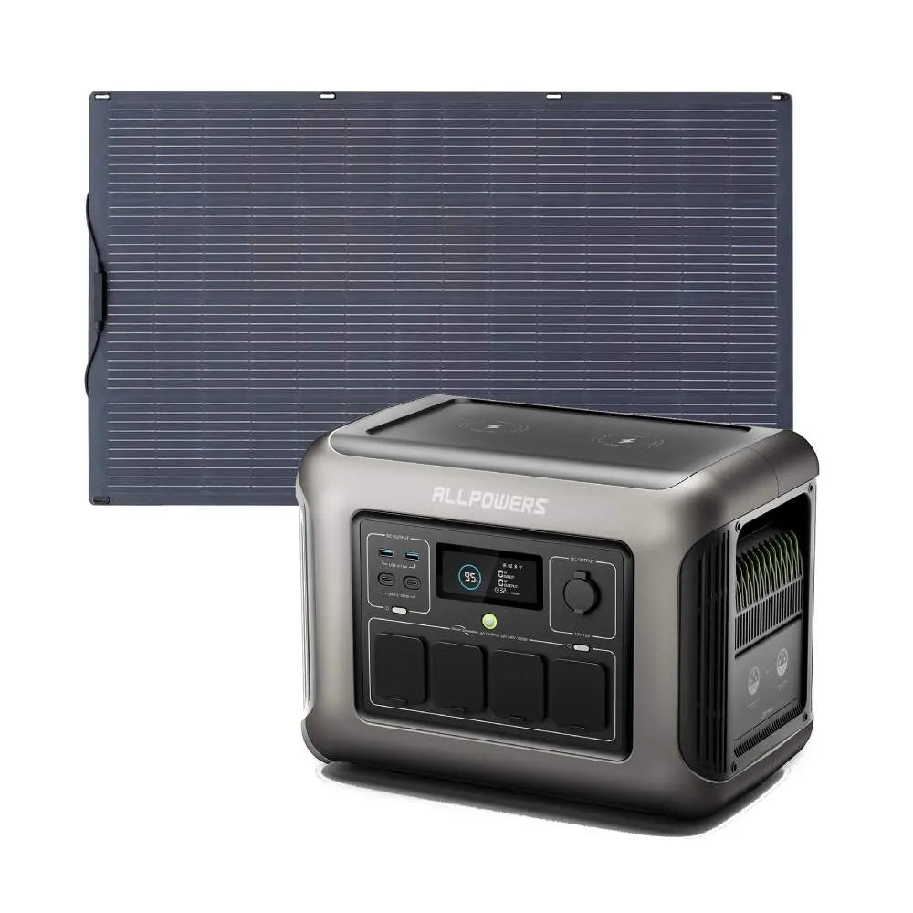 ALLPOWERS R1500 Station électrique portable 1800W 1152Wh Batterie LiFeP04 - Vanlife - Store