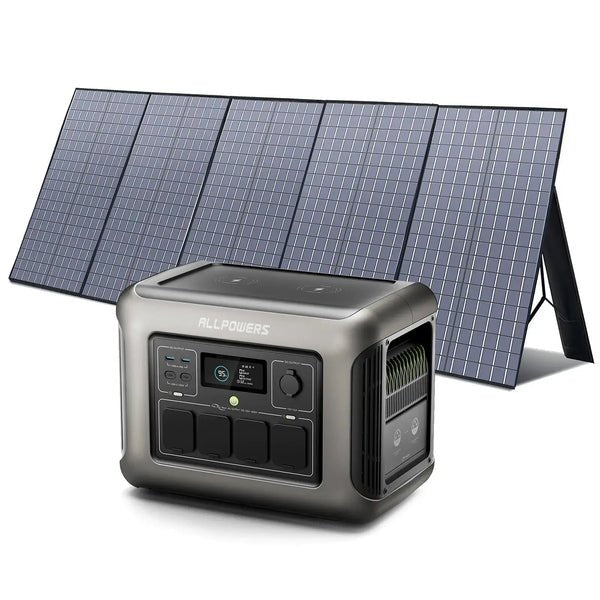 ALLPOWERS R1500 Station électrique portable 1800W 1152Wh Batterie LiFeP04 - Vanlife - Store