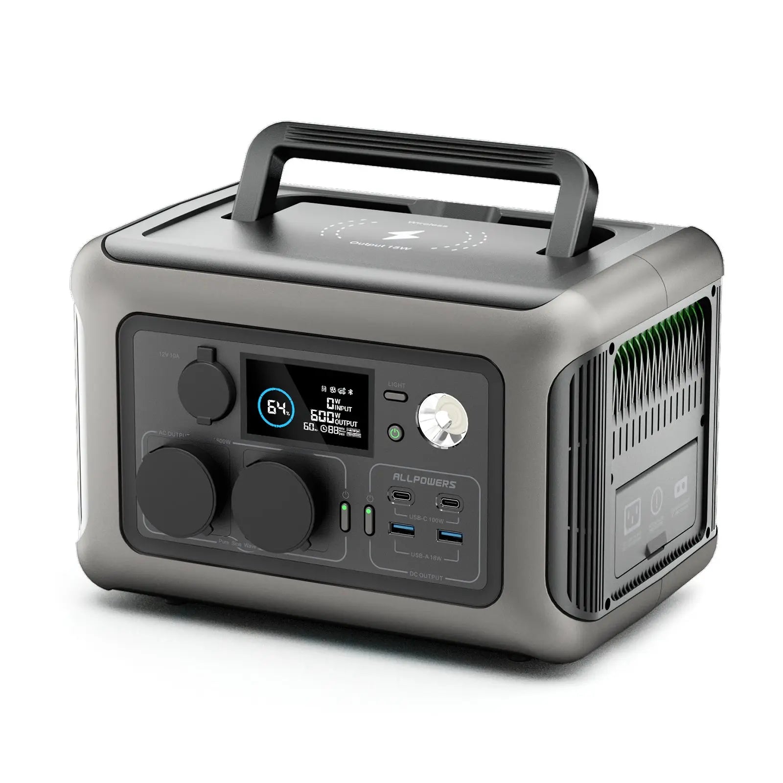 ALLPOWERS R600 Station électrique portable 600W 299Wh Batterie LiFeP04 - Vanlife - Store