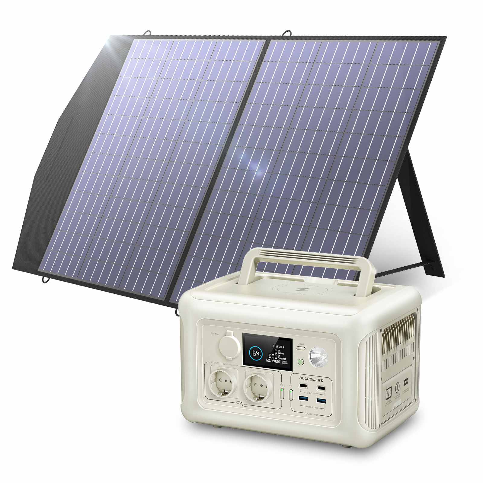 ALLPOWERS R600 Station électrique portable 600W 299Wh Batterie LiFeP04 - Vanlife - Store