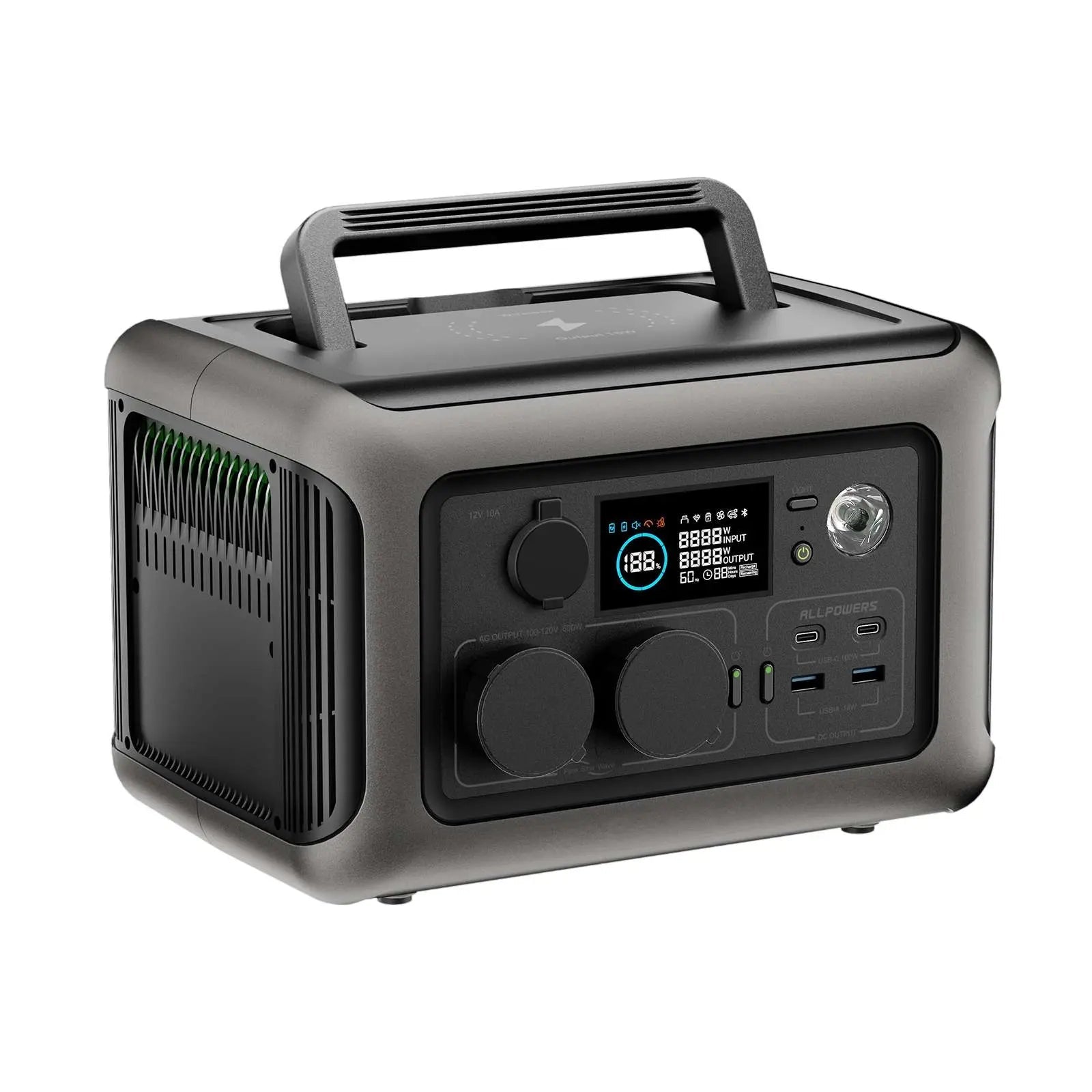 ALLPOWERS R600 Station électrique portable 600W 299Wh Batterie LiFeP04 - Vanlife - Store