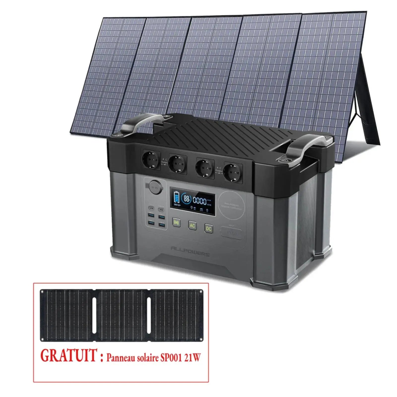 ALLPOWERS S2000 Pro Station électrique portable 2400W 1451Wh - Vanlife - Store