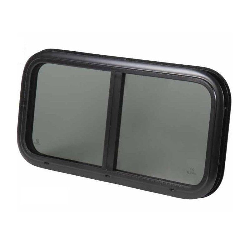 Baie coulissante double vitrage acrylique - Bords Arrondis - Baie seule - Vanlife - Store