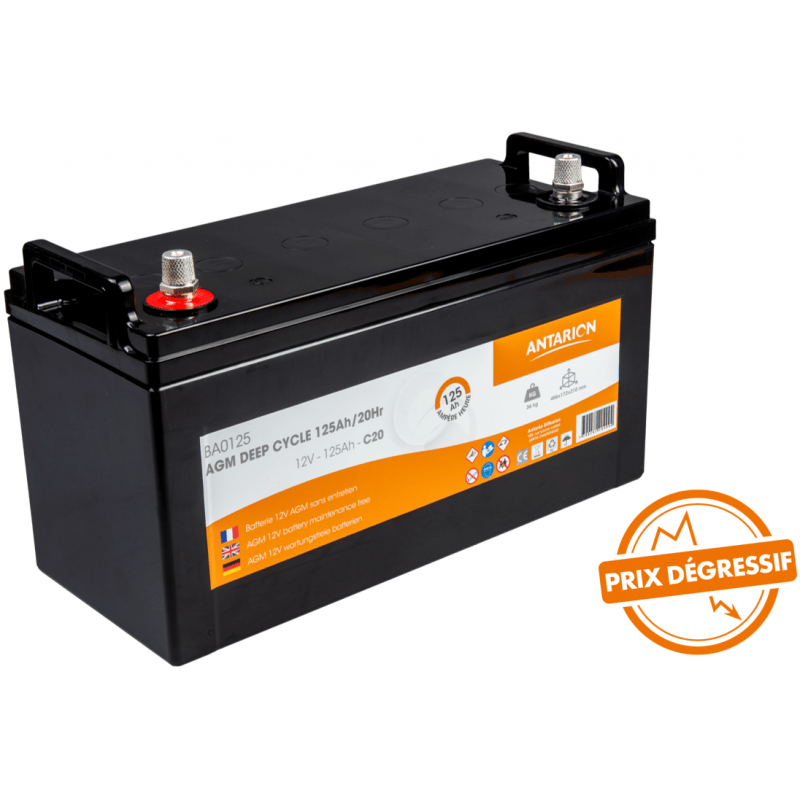 Batterie AGM 125Ah ANTARION - Vanlife - Store