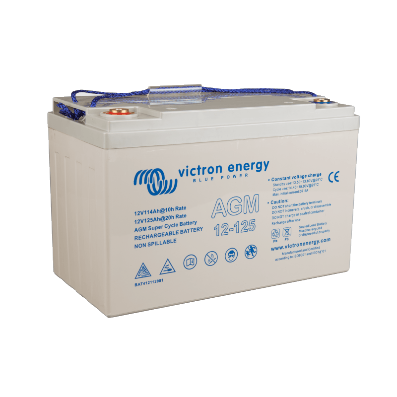 Batterie AGM Super Cycle 125Ah Victron - Vanlife - Store