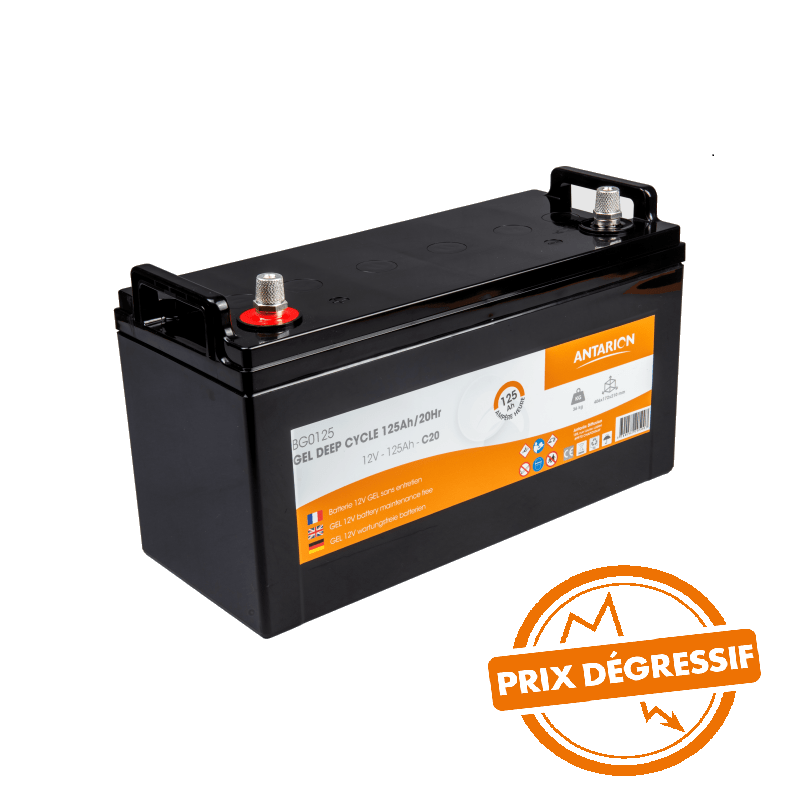 Batterie GEL 125Ah ANTARION - Vanlife - Store