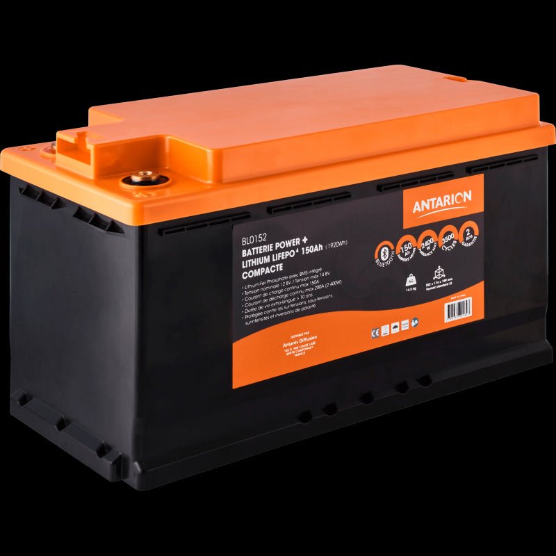 Batterie Lithium 165Ah POWER + ANTARION Bluetooth Avec Chauffage - Vanlife - Store