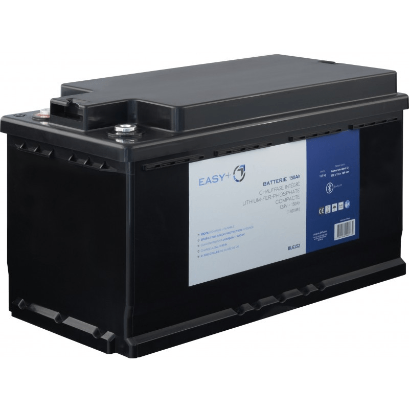 Batterie Lithium BLUETOOTH 150Ah EASY + Avec Chauffage - Vanlife - Store