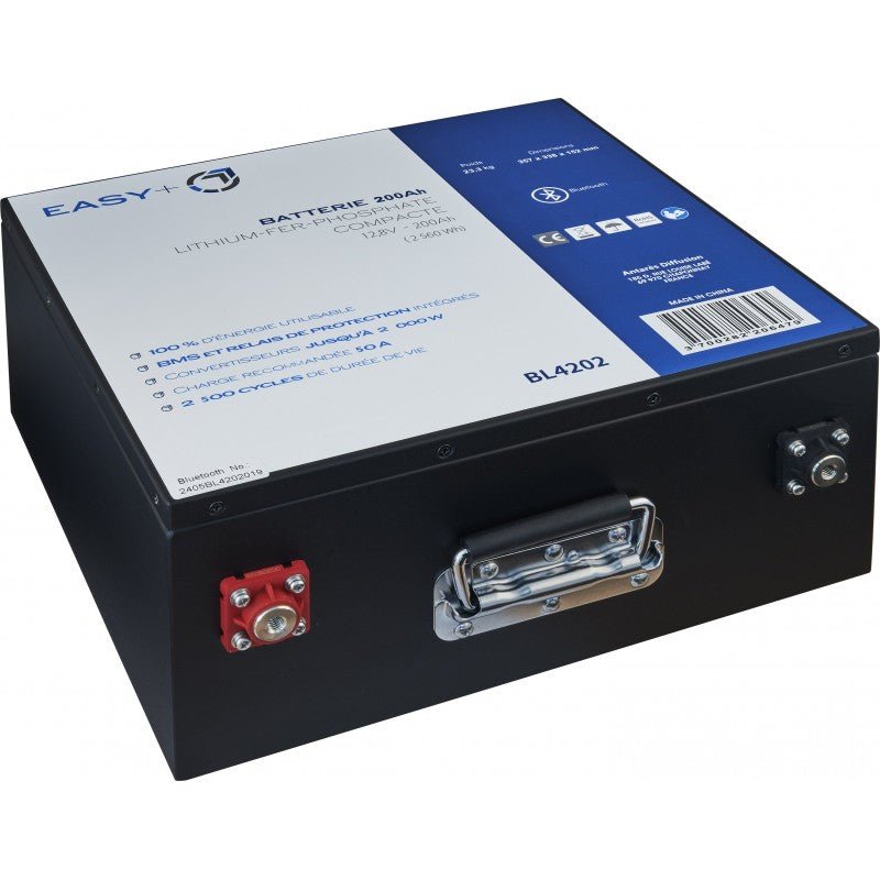 Batterie Lithium BLUETOOTH 200Ah EASY + SLIM - Vanlife - Store
