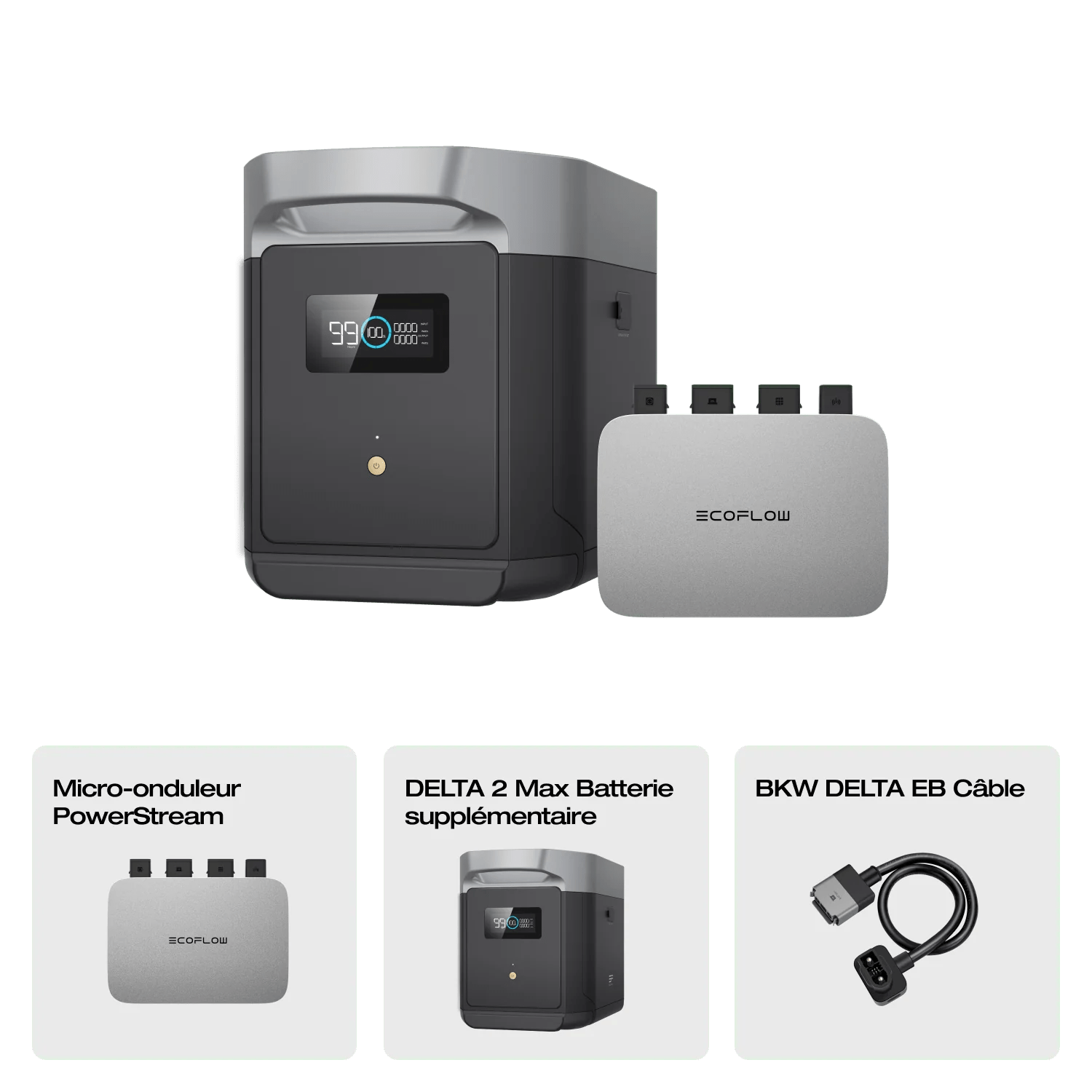 Batterie supplémentaire intelligente EcoFlow DELTA 2 Max - Vanlife - Store