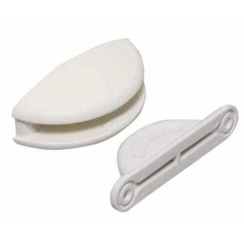 Blocage de porte extérieure entraxe femelle 42 mm/mâle 60 mm blanc - FAWO - Vanlife - Store