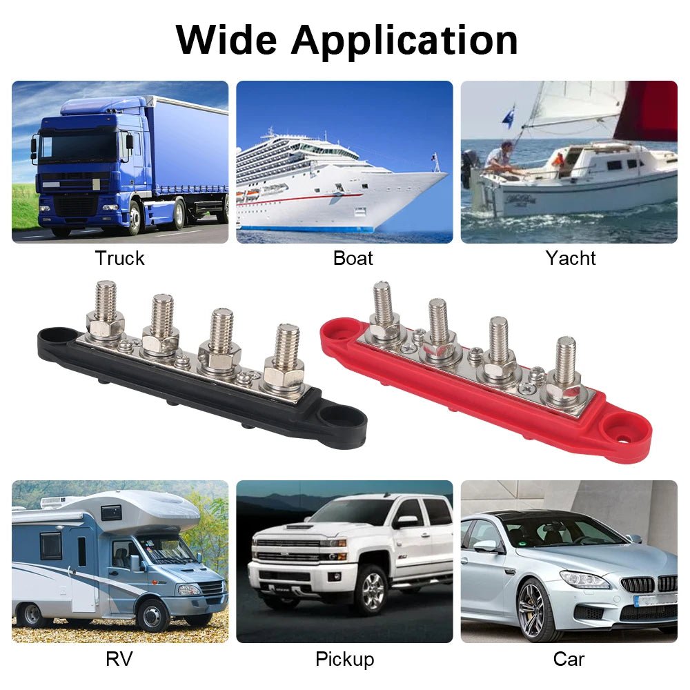 Blocs de Distribution d’Énergie 12V/48V 250A pour Caravane, Camping - Car, Bateau, 4x4 - Vanlife - Store