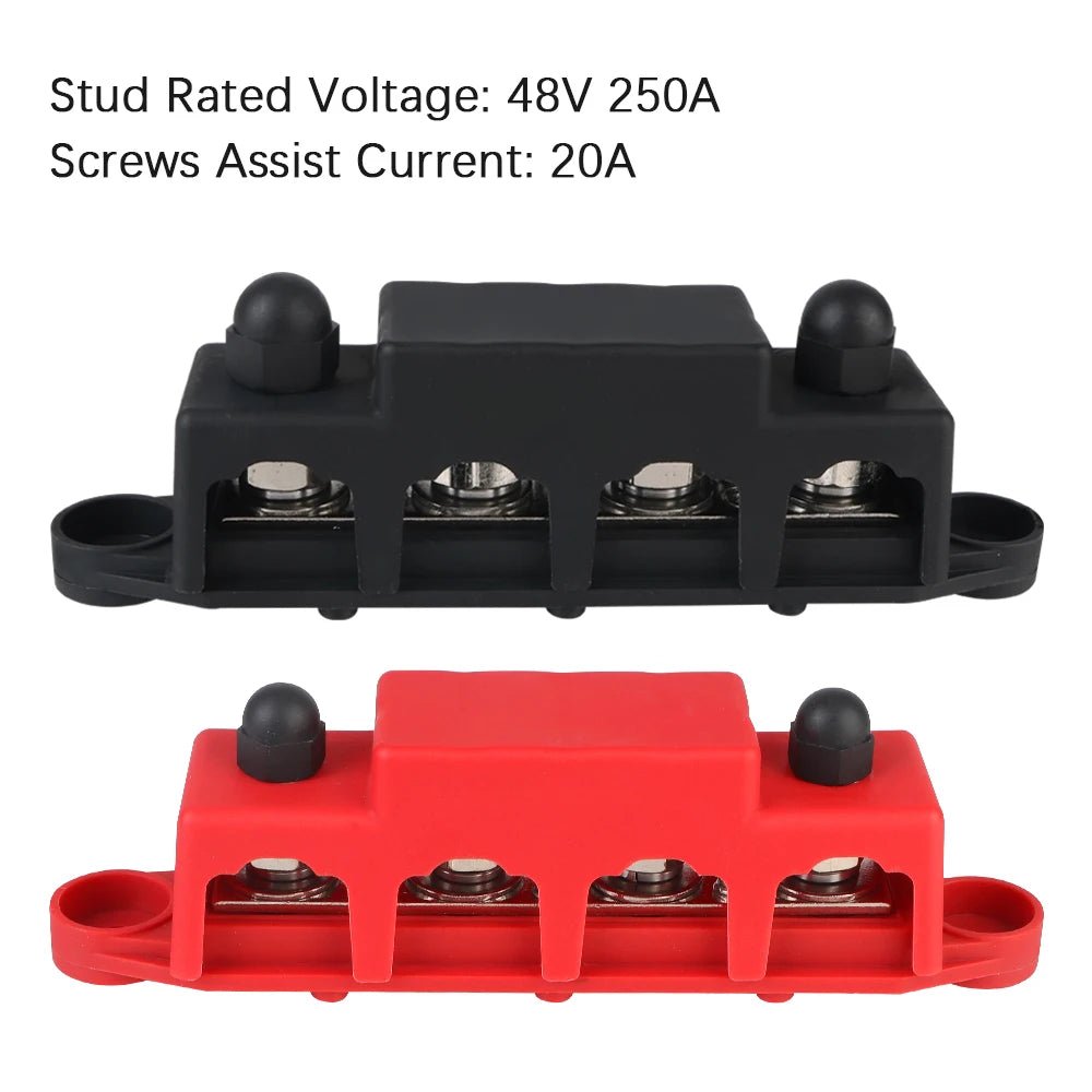 Blocs de Distribution d’Énergie 12V/48V 250A pour Caravane, Camping - Car, Bateau, 4x4 - Vanlife - Store