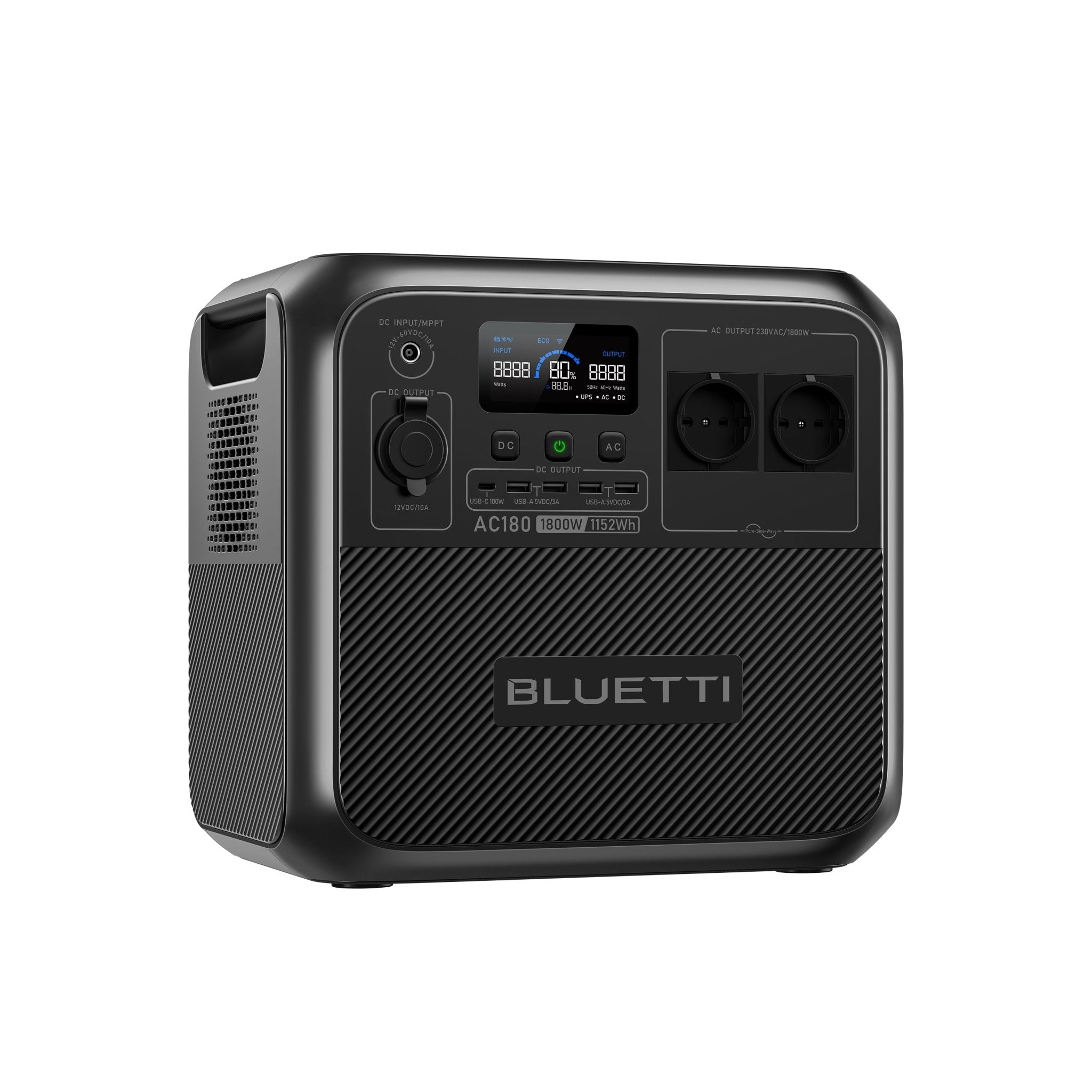 BLUETTI AC180 Station électrique portable | 1 800 W / 1 152 Wh - Vanlife - Store