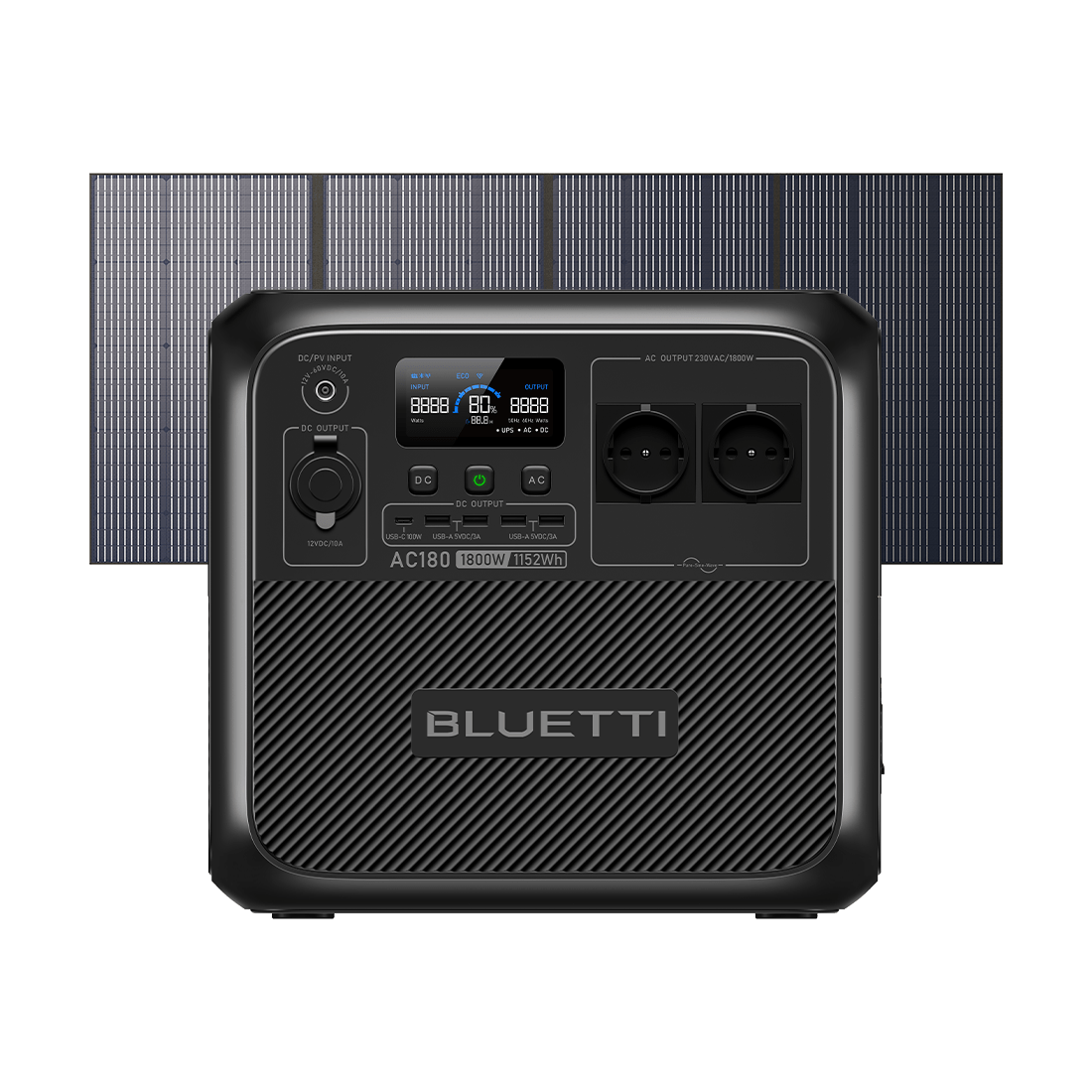 BLUETTI AC180 Station électrique portable | 1 800 W / 1 152 Wh - Vanlife - Store