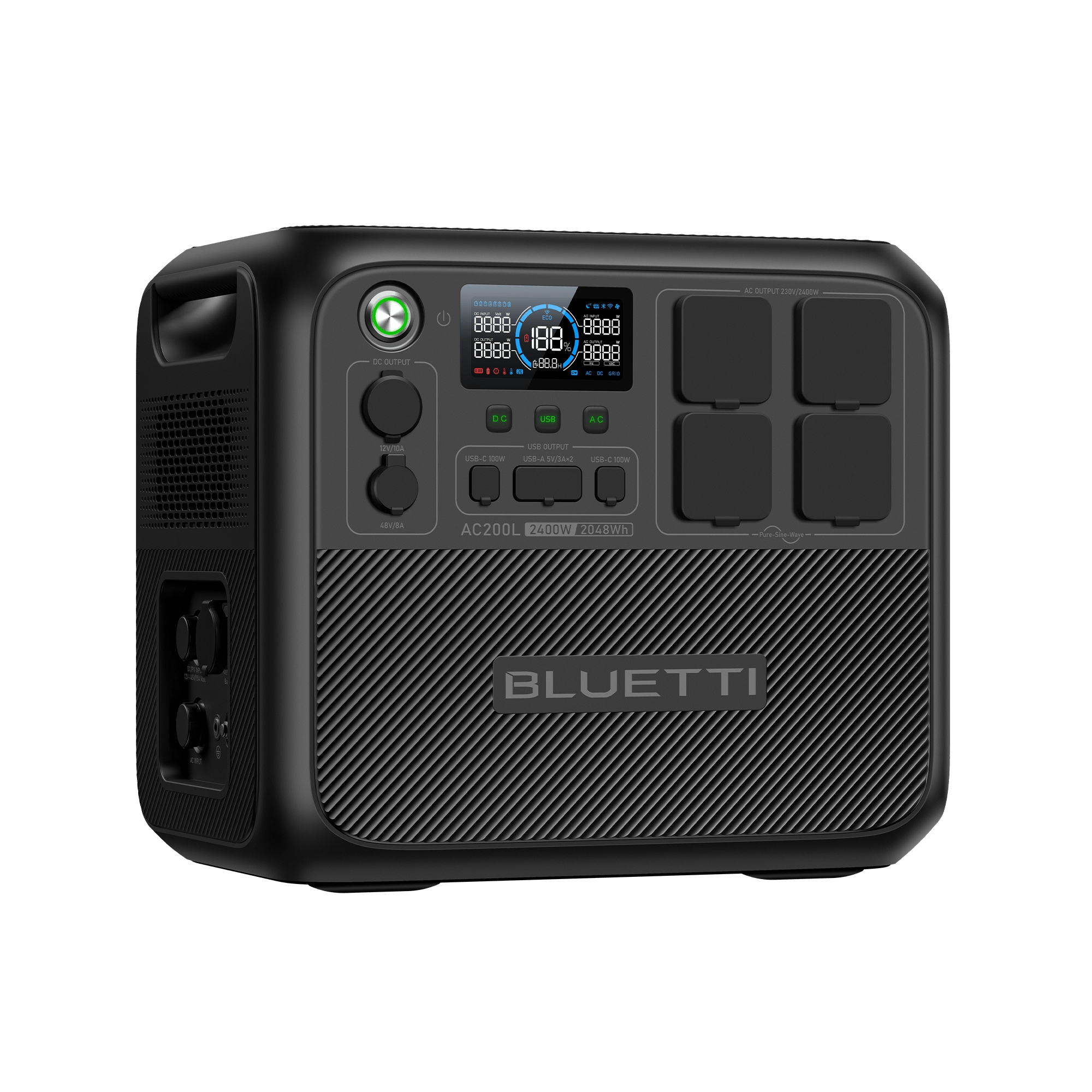 BLUETTI AC200L Station électrique portable | 2400 W / 2048 Wh - Vanlife - Store