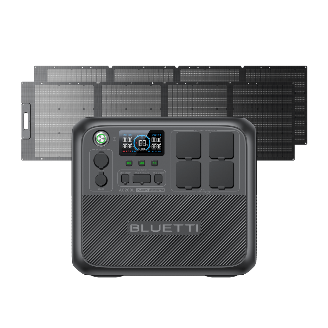 BLUETTI AC200L Station électrique portable | 2400 W / 2048 Wh - Vanlife - Store