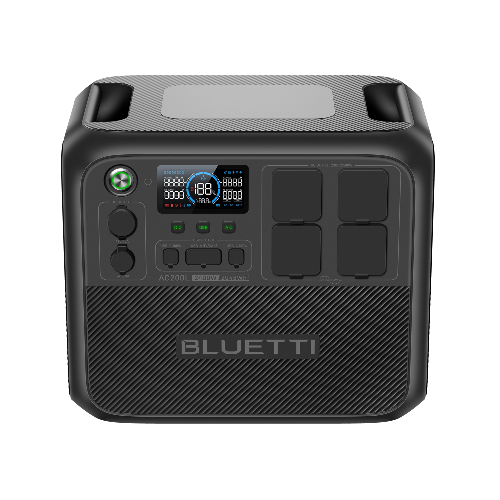 BLUETTI AC200L Station électrique portable | 2400 W / 2048 Wh - Vanlife - Store