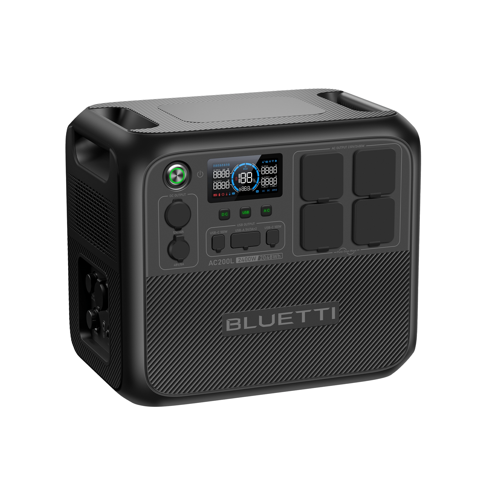 BLUETTI AC200L Station électrique portable | 2400 W / 2048 Wh - Vanlife - Store
