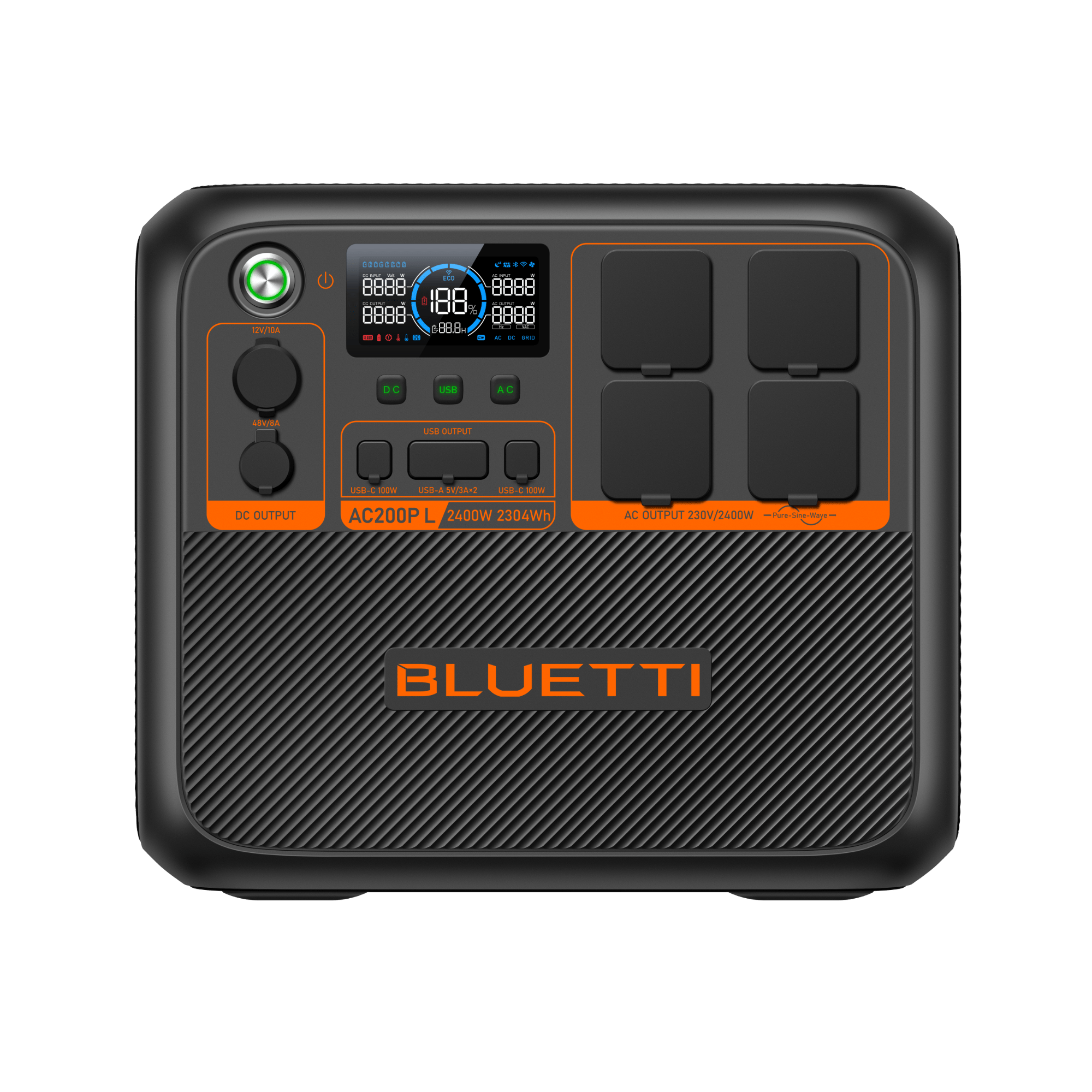 BLUETTI AC200PL Station électrique portable | 2400 W / 2304 Wh - Vanlife - Store