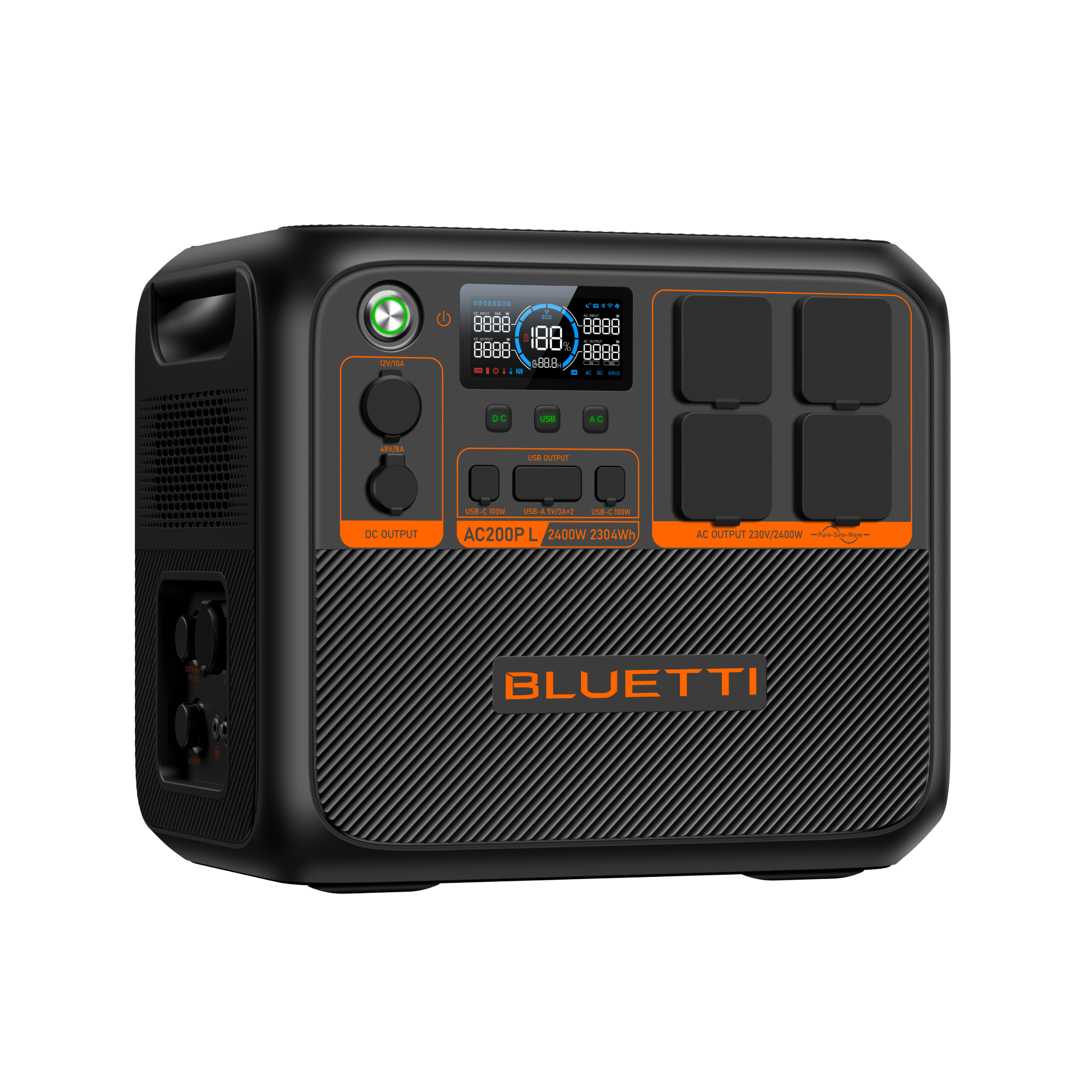 BLUETTI AC200PL Station électrique portable | 2400 W / 2304 Wh - Vanlife - Store