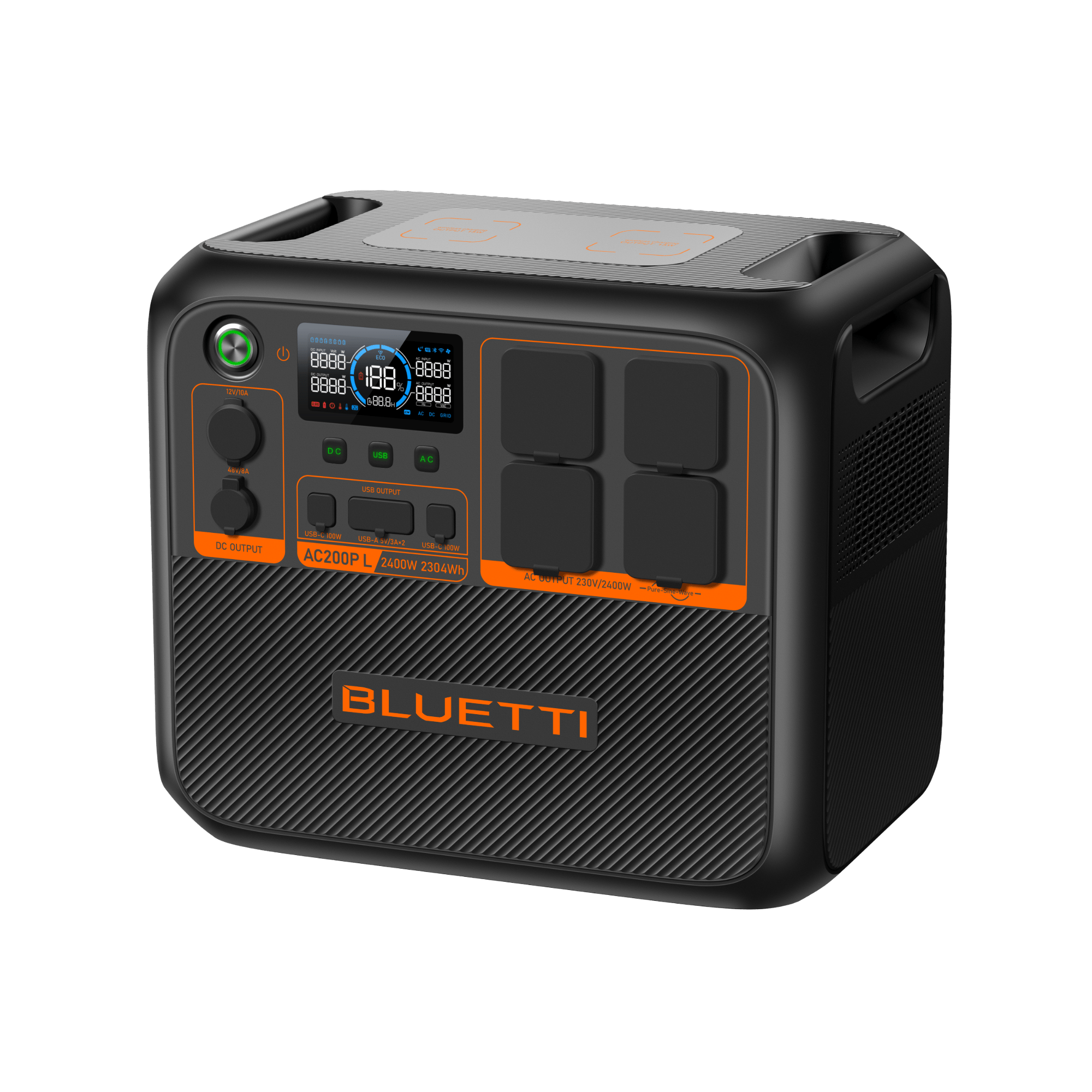 BLUETTI AC200PL Station électrique portable | 2400 W / 2304 Wh - Vanlife - Store