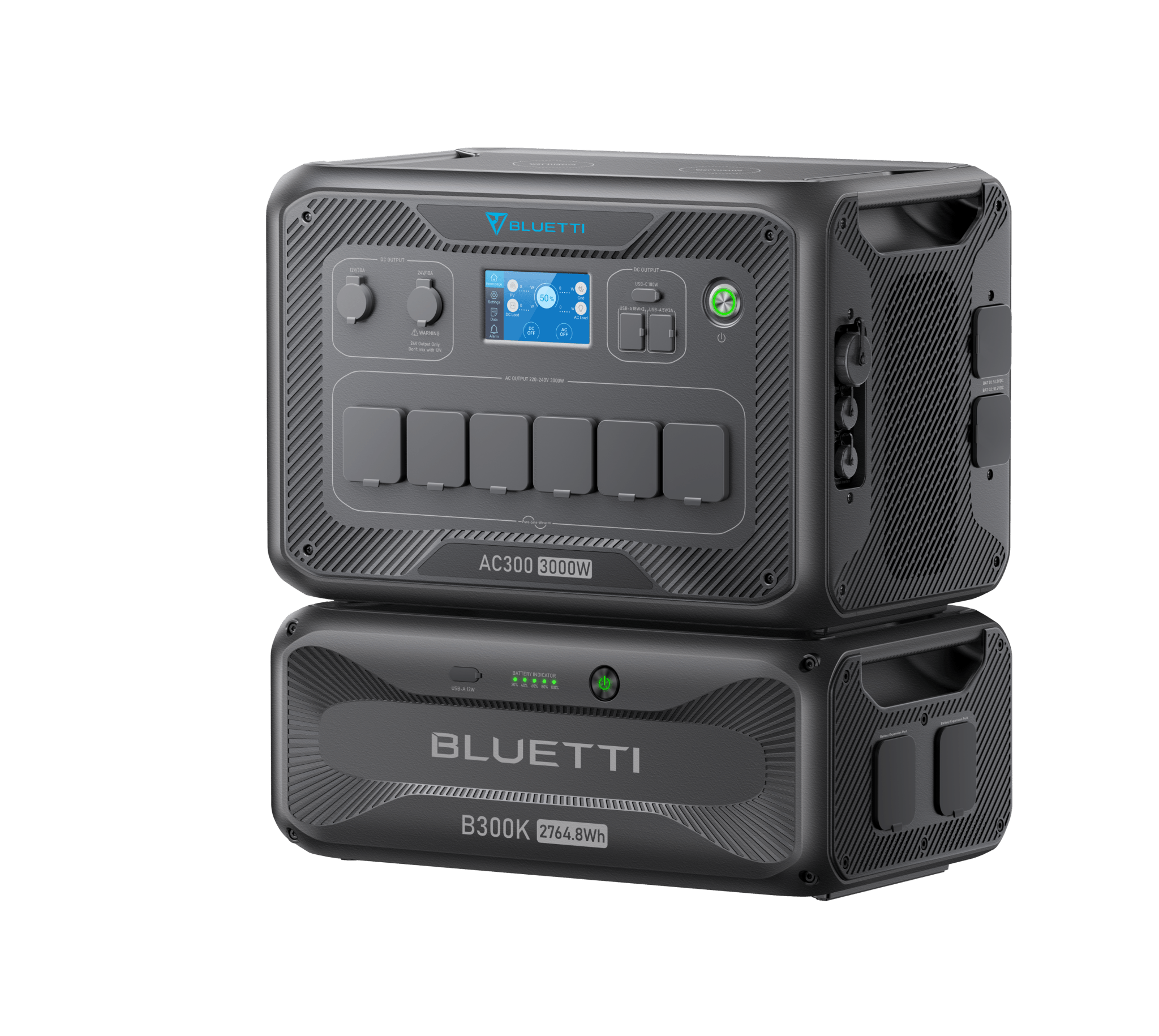BLUETTI AC300 + B300K Batterie de secours domestique | 3 000 W / 2 764,8 Wh - Vanlife - Store