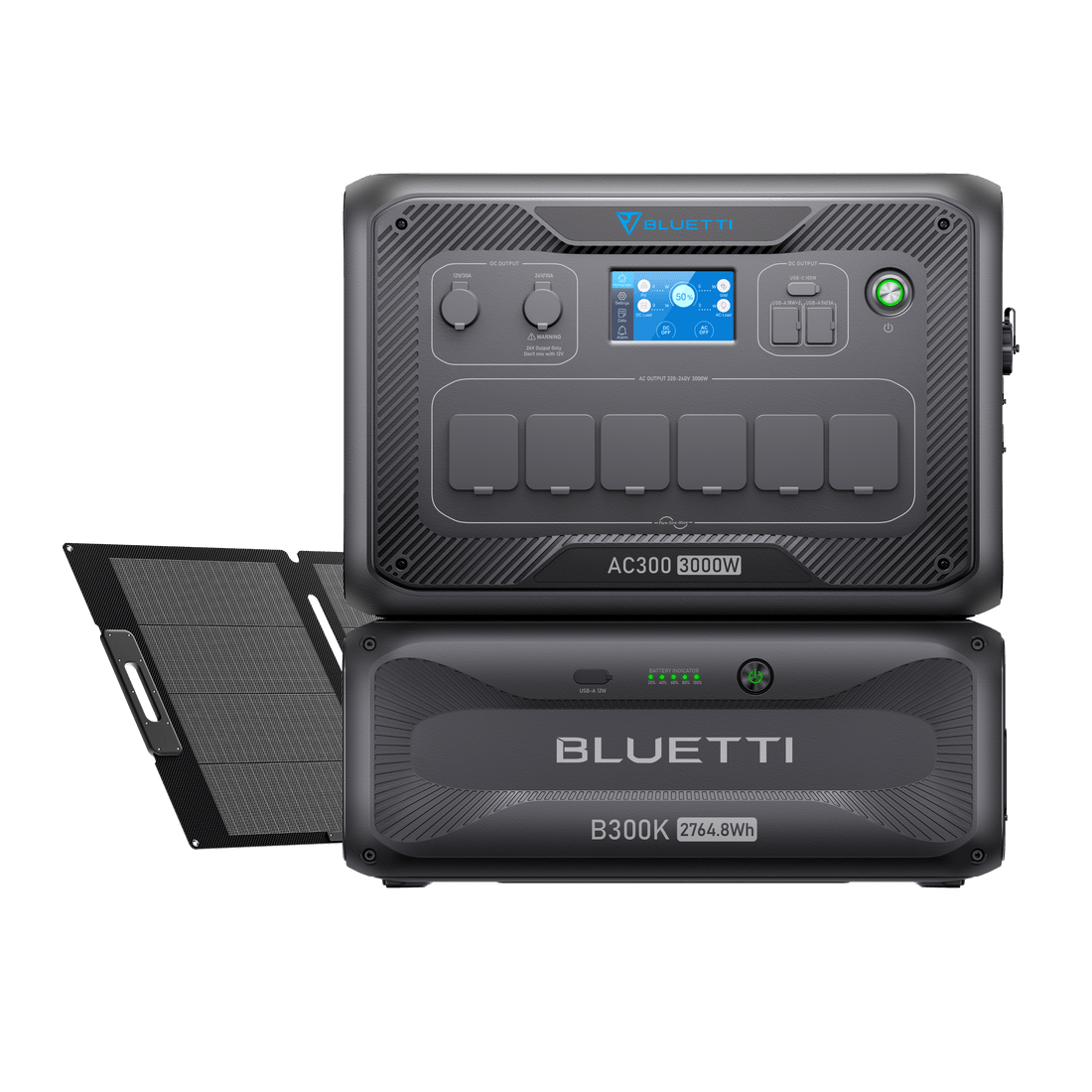 BLUETTI AC300 + B300K Batterie de secours domestique | 3 000 W / 2 764,8 Wh - Vanlife - Store