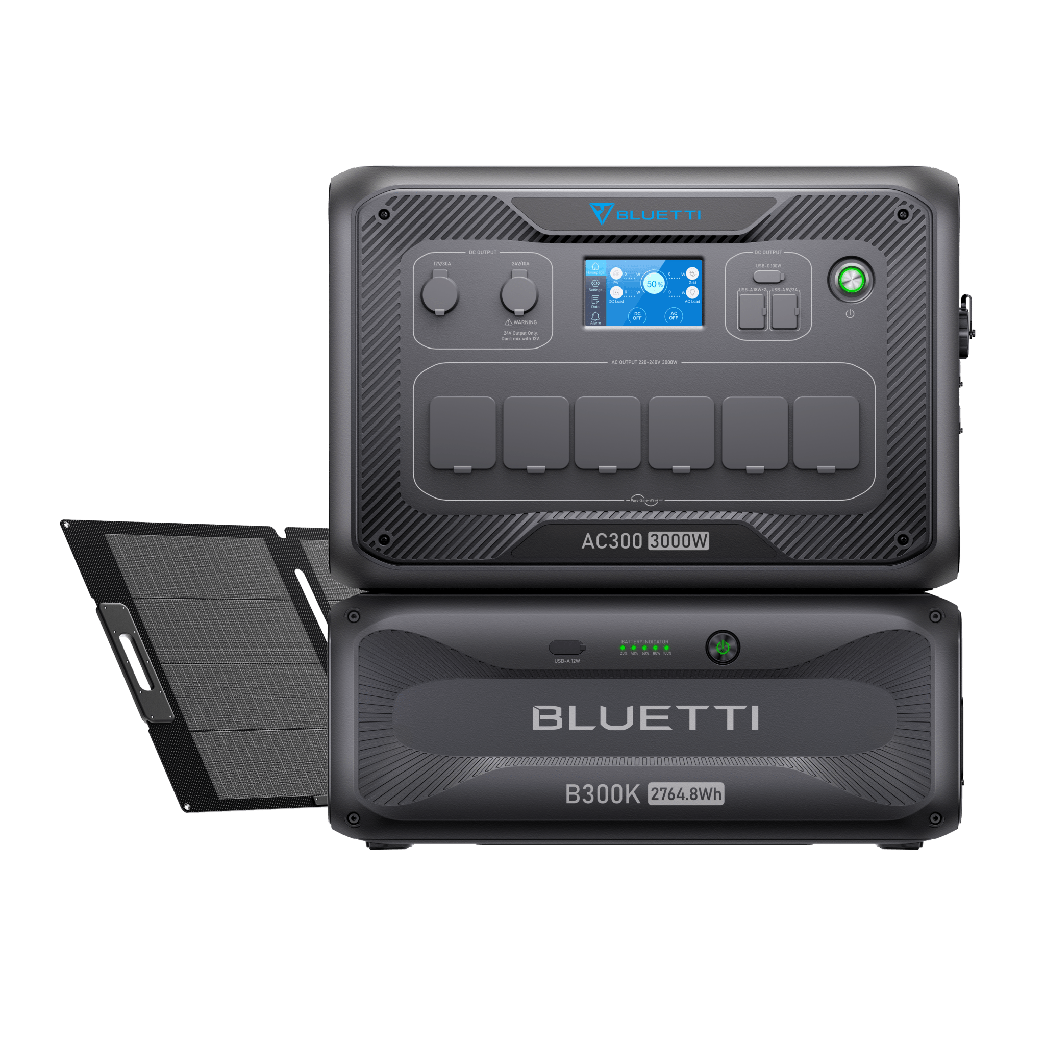 BLUETTI AC300 + B300K Batterie de secours domestique | 3 000 W / 2 764,8 Wh - Vanlife - Store