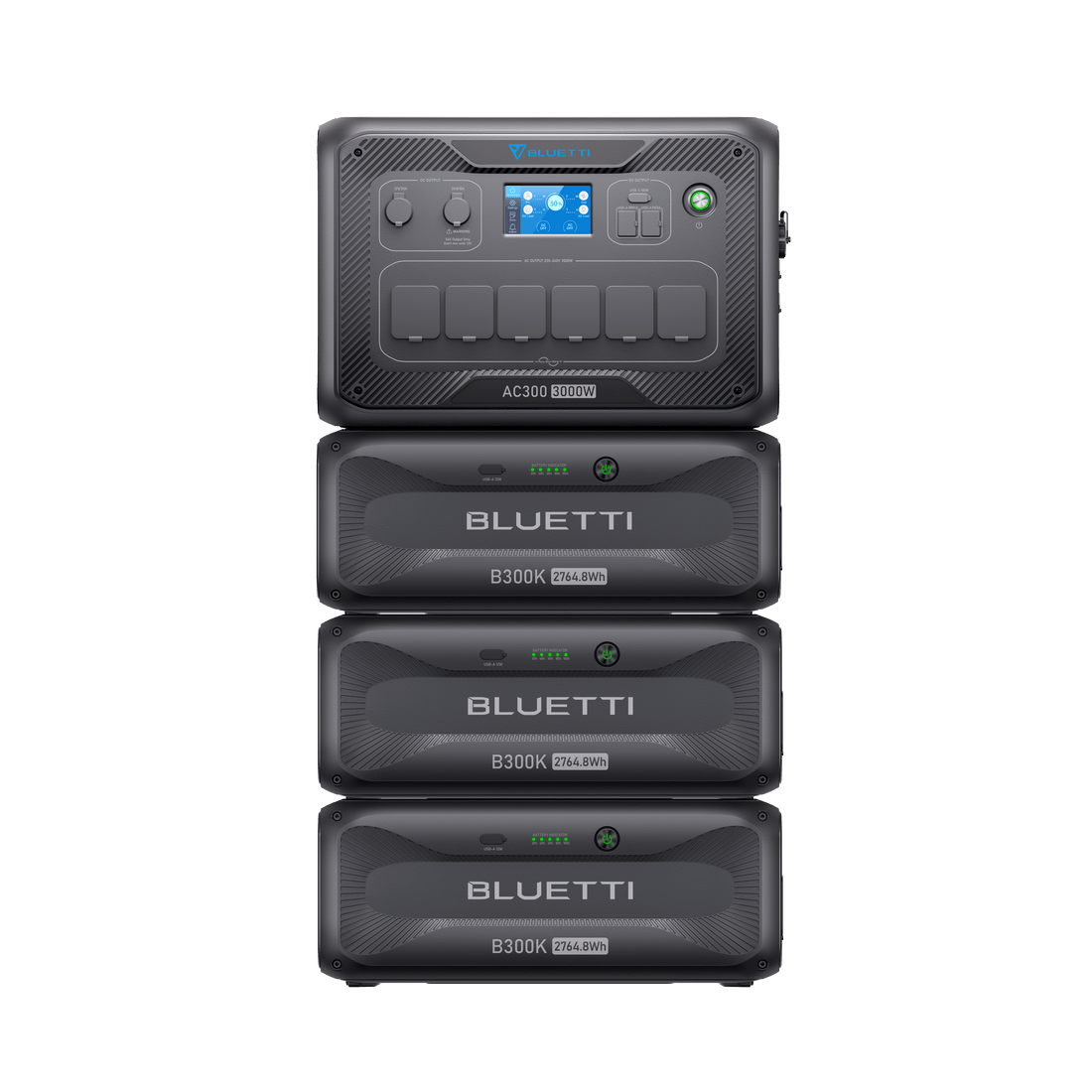 BLUETTI AC300 + B300K Batterie de secours domestique | 3 000 W / 2 764,8 Wh - Vanlife - Store