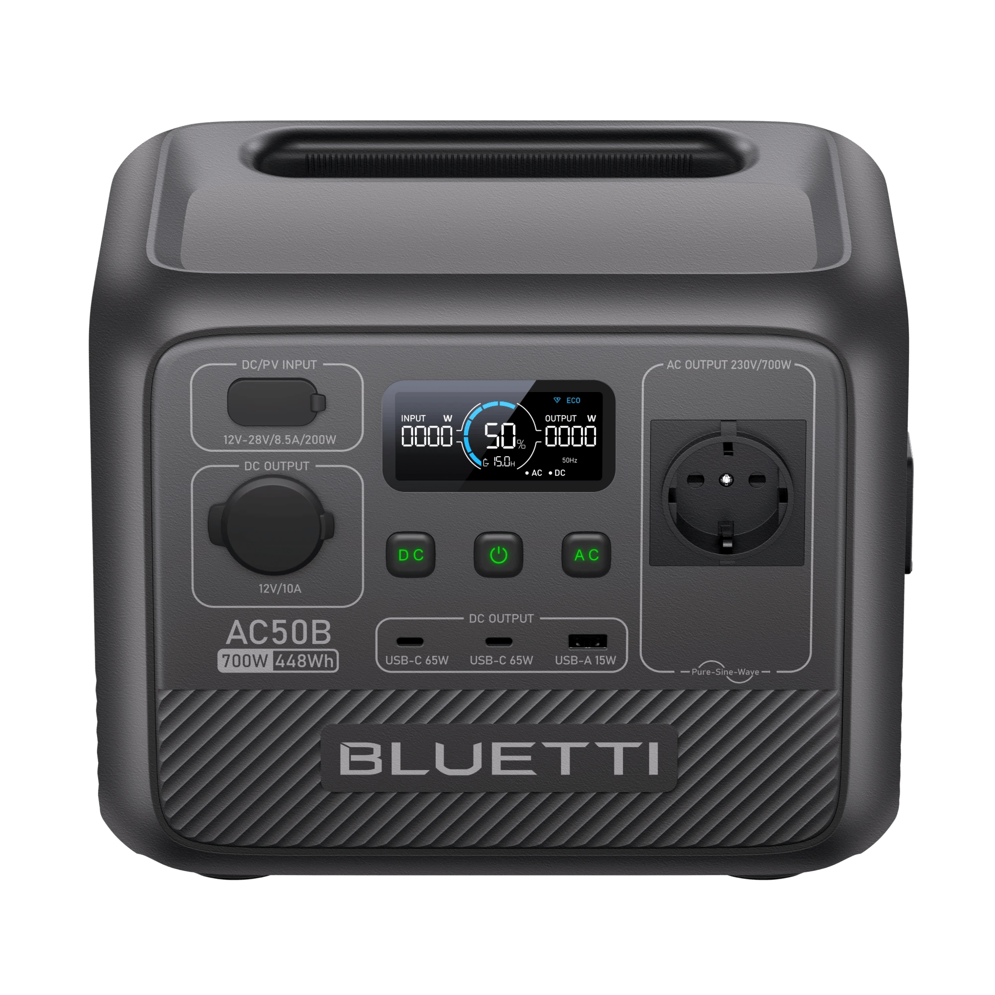 BLUETTI AC50B Station électrique portable | 700 W / 448 Wh - Vanlife - Store