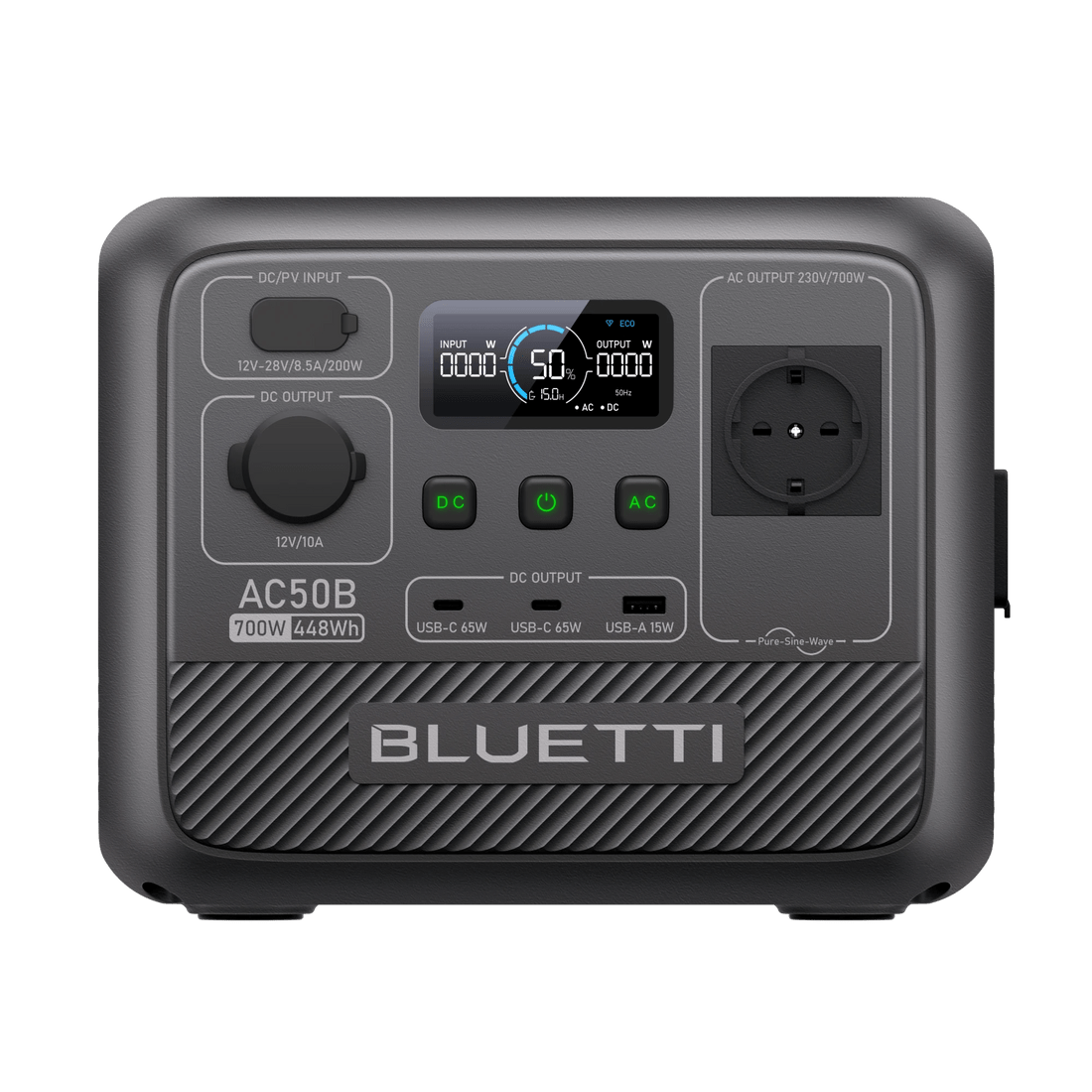 BLUETTI AC50B Station électrique portable | 700 W / 448 Wh - Vanlife - Store