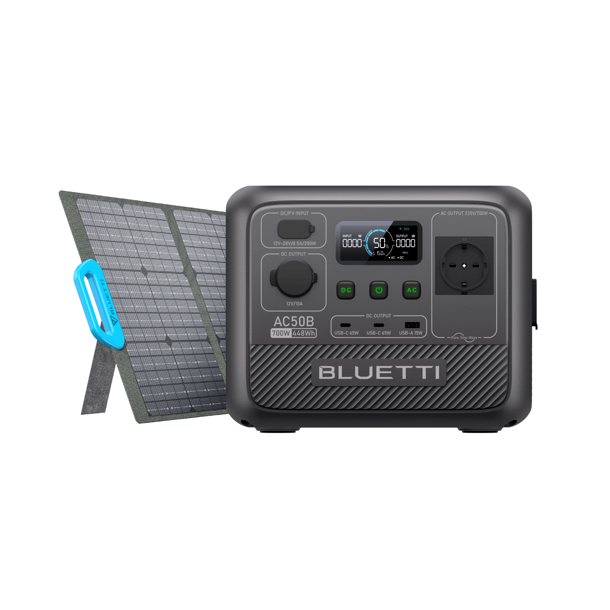 BLUETTI AC50B Station électrique portable | 700 W / 448 Wh - Vanlife - Store