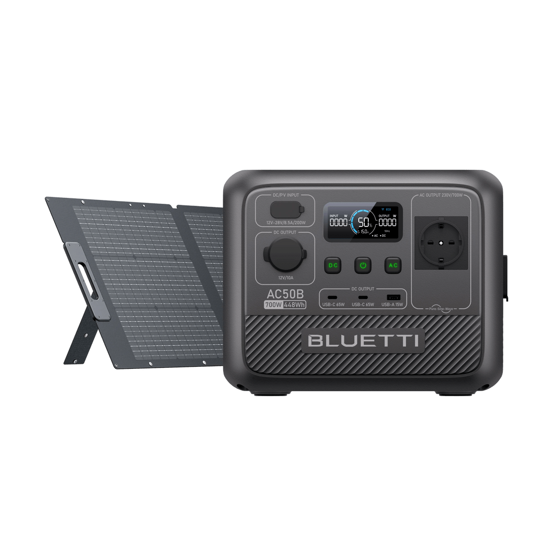 BLUETTI AC50B Station électrique portable | 700 W / 448 Wh - Vanlife - Store
