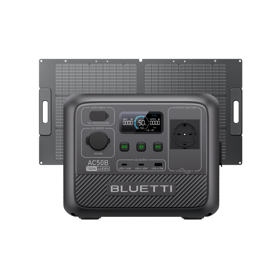 BLUETTI AC50B Station électrique portable | 700 W / 448 Wh - Vanlife - Store