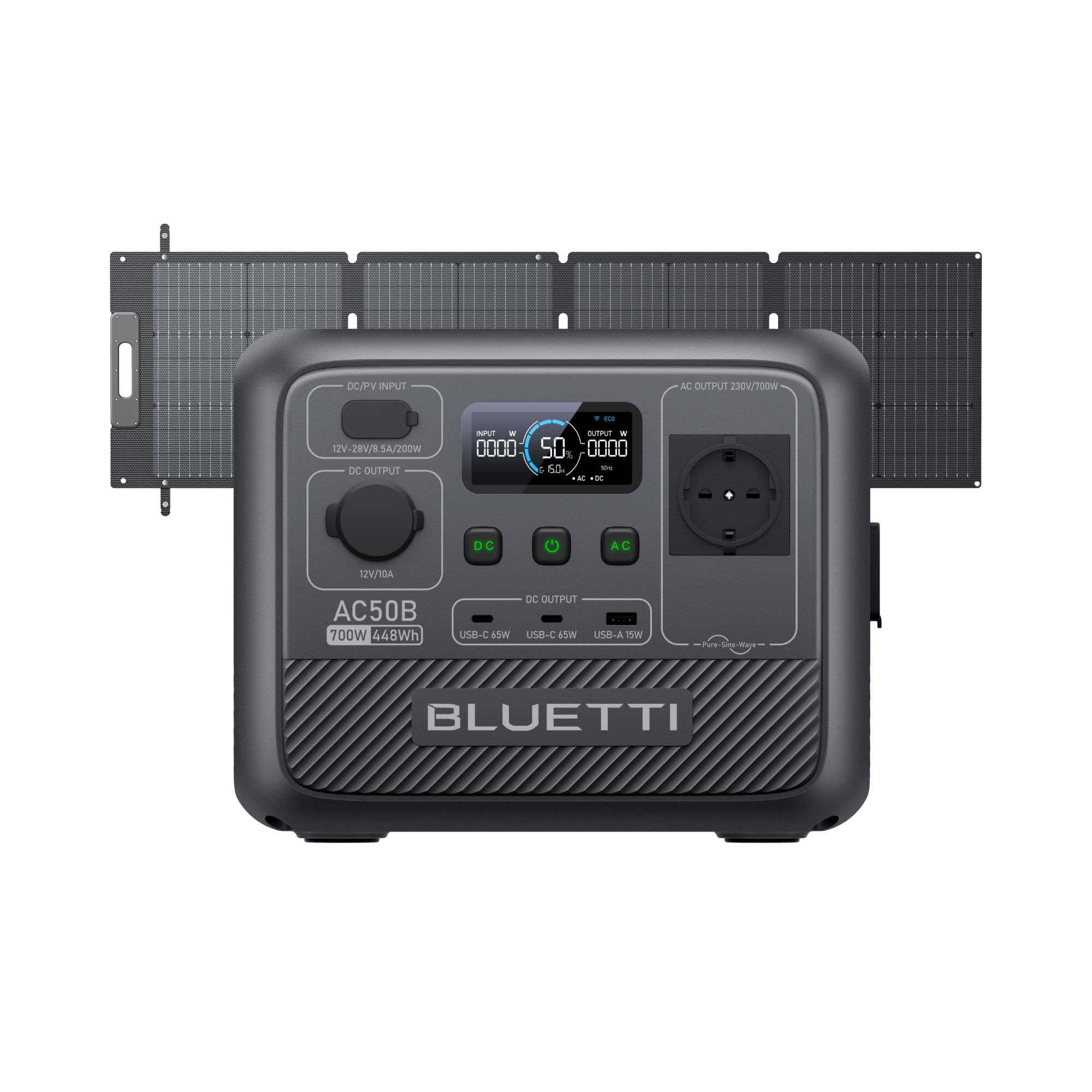 BLUETTI AC50B Station électrique portable | 700 W / 448 Wh - Vanlife - Store