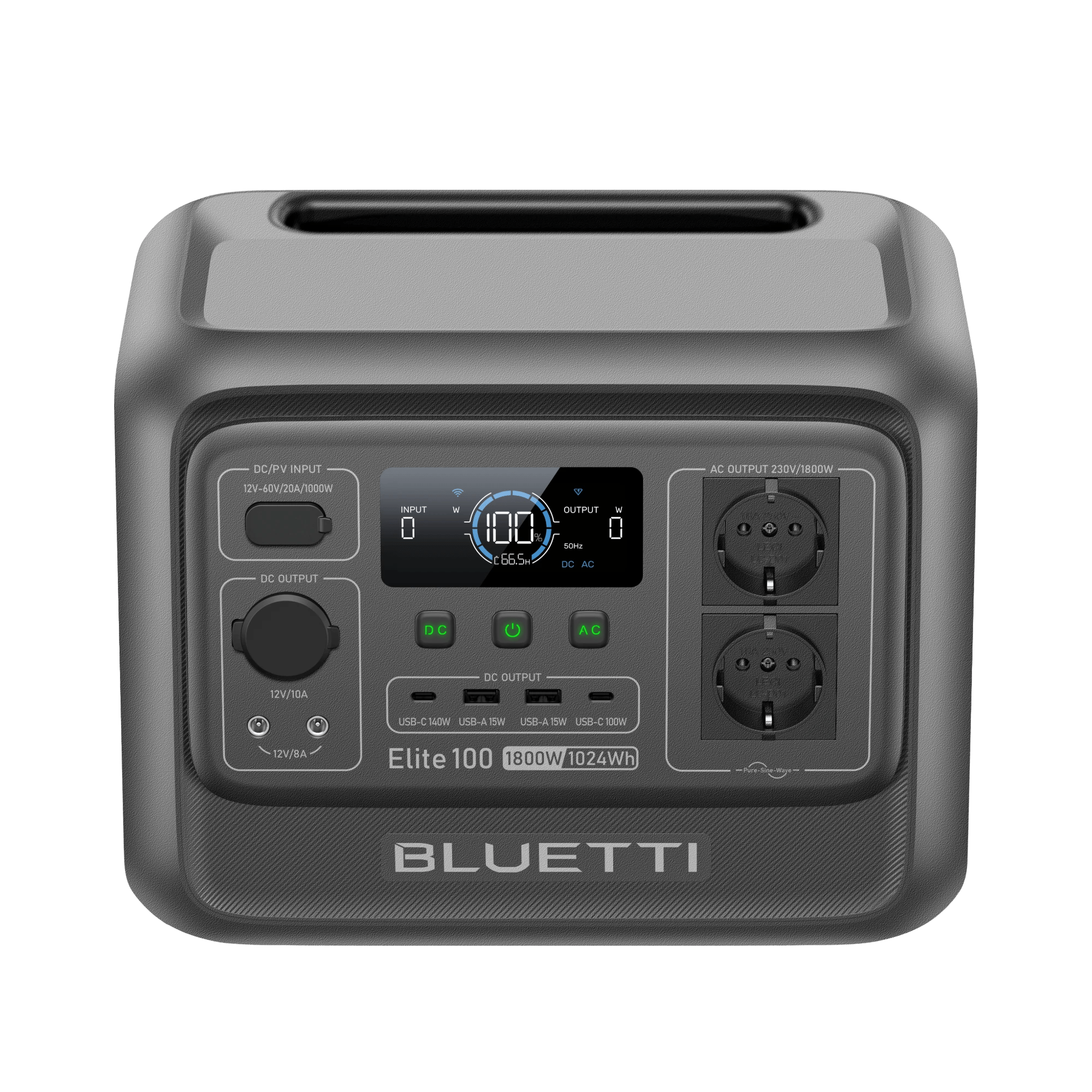 BLUETTI Elite 100 V2 Station électrique portable | 1 800 W, 1 024 Wh - Vanlife - Store