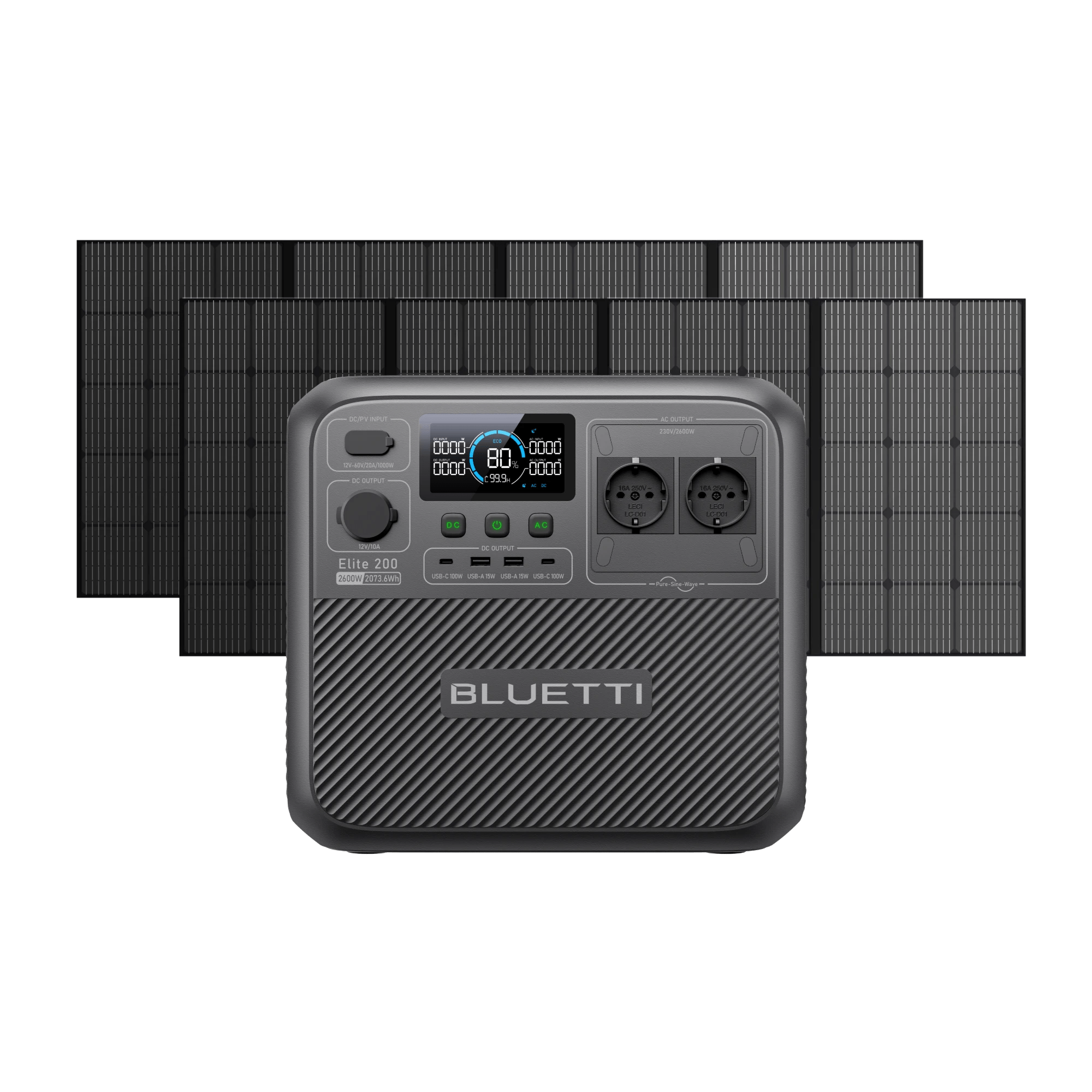 BLUETTI Elite 200 V2 Station électrique portable | 2073,6 Wh 2600 W - Vanlife - Store