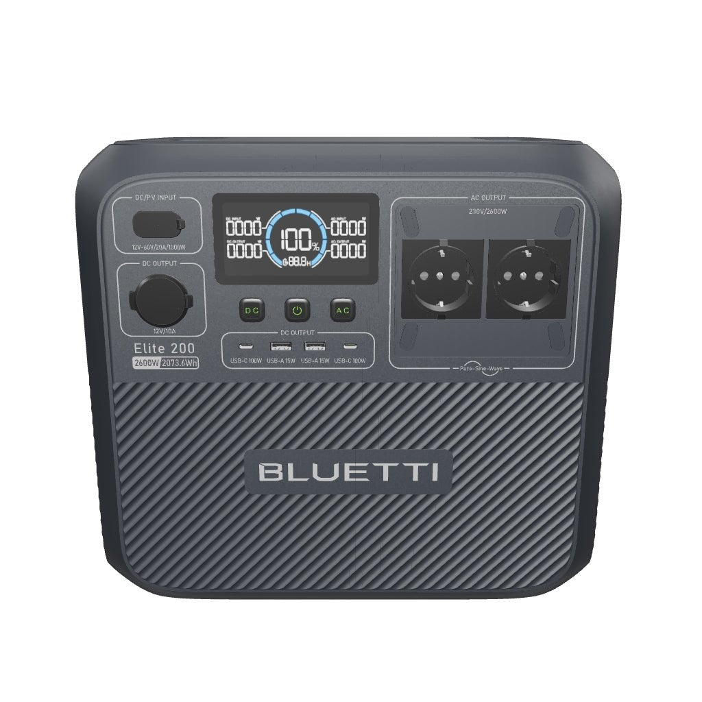 BLUETTI Elite 200 V2 Station électrique portable | 2073,6 Wh 2600 W - Vanlife - Store