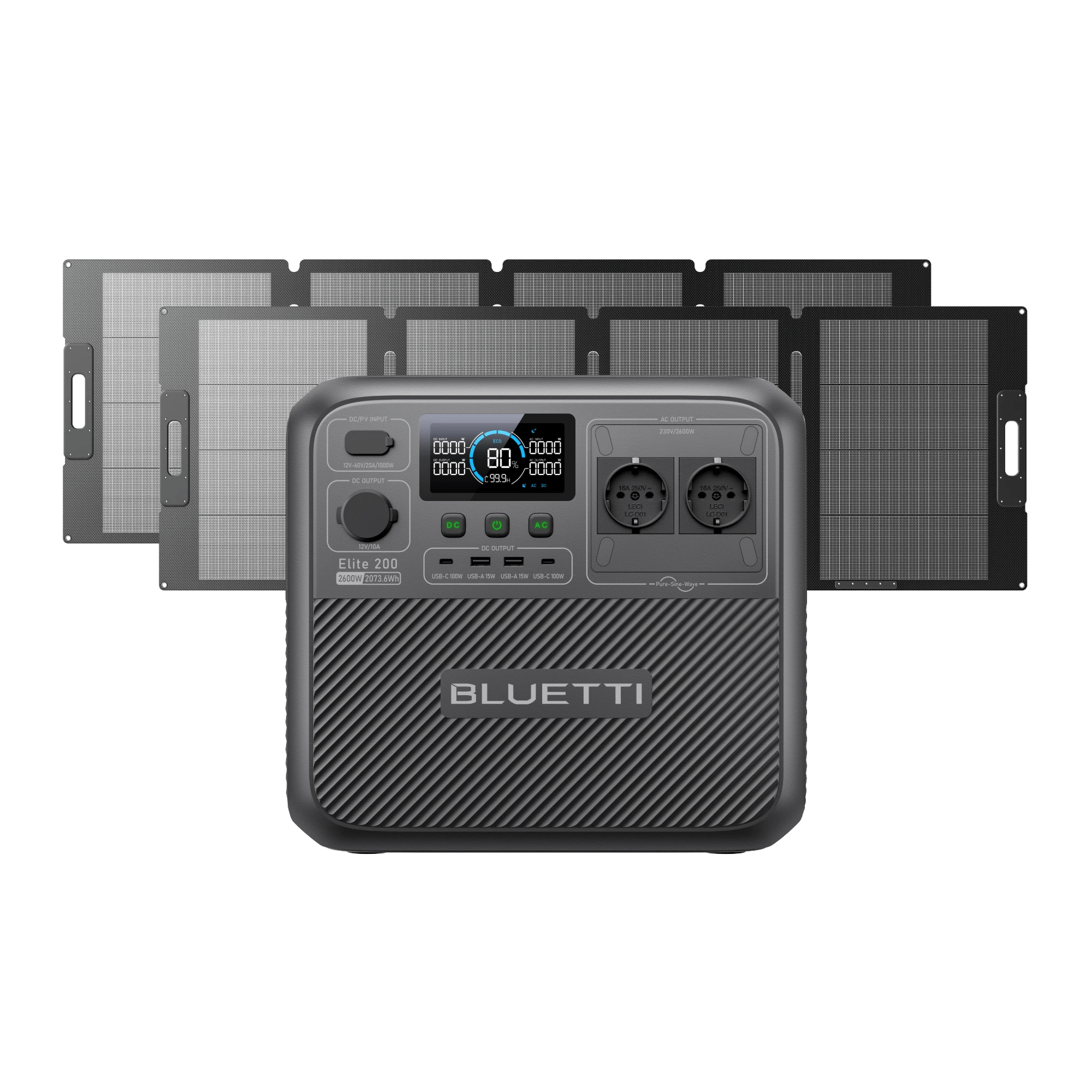 BLUETTI Elite 200 V2 Station électrique portable | 2073,6 Wh 2600 W - Vanlife - Store