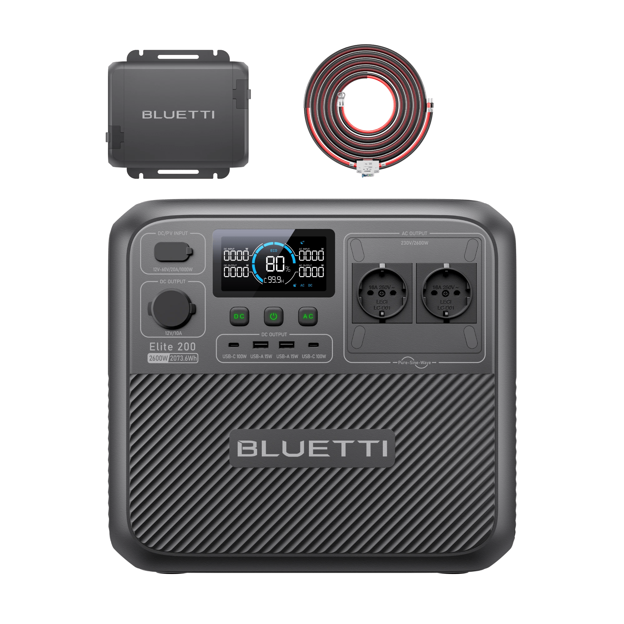 BLUETTI Elite 200 V2 Station électrique portable | 2073,6 Wh 2600 W - Vanlife - Store