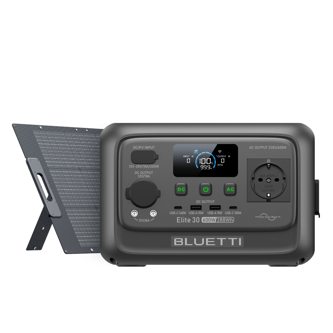 BLUETTI Elite 30 V2 Station électrique portable | 288 Wh 600 W - Vanlife - Store