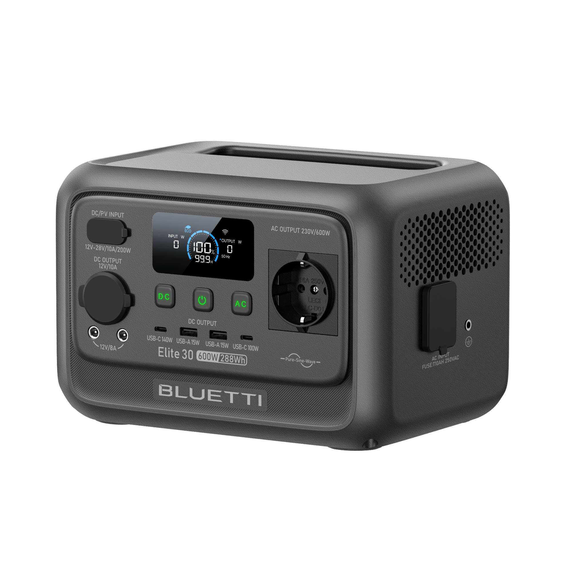 BLUETTI Elite 30 V2 Station électrique portable | 288 Wh 600 W - Vanlife - Store