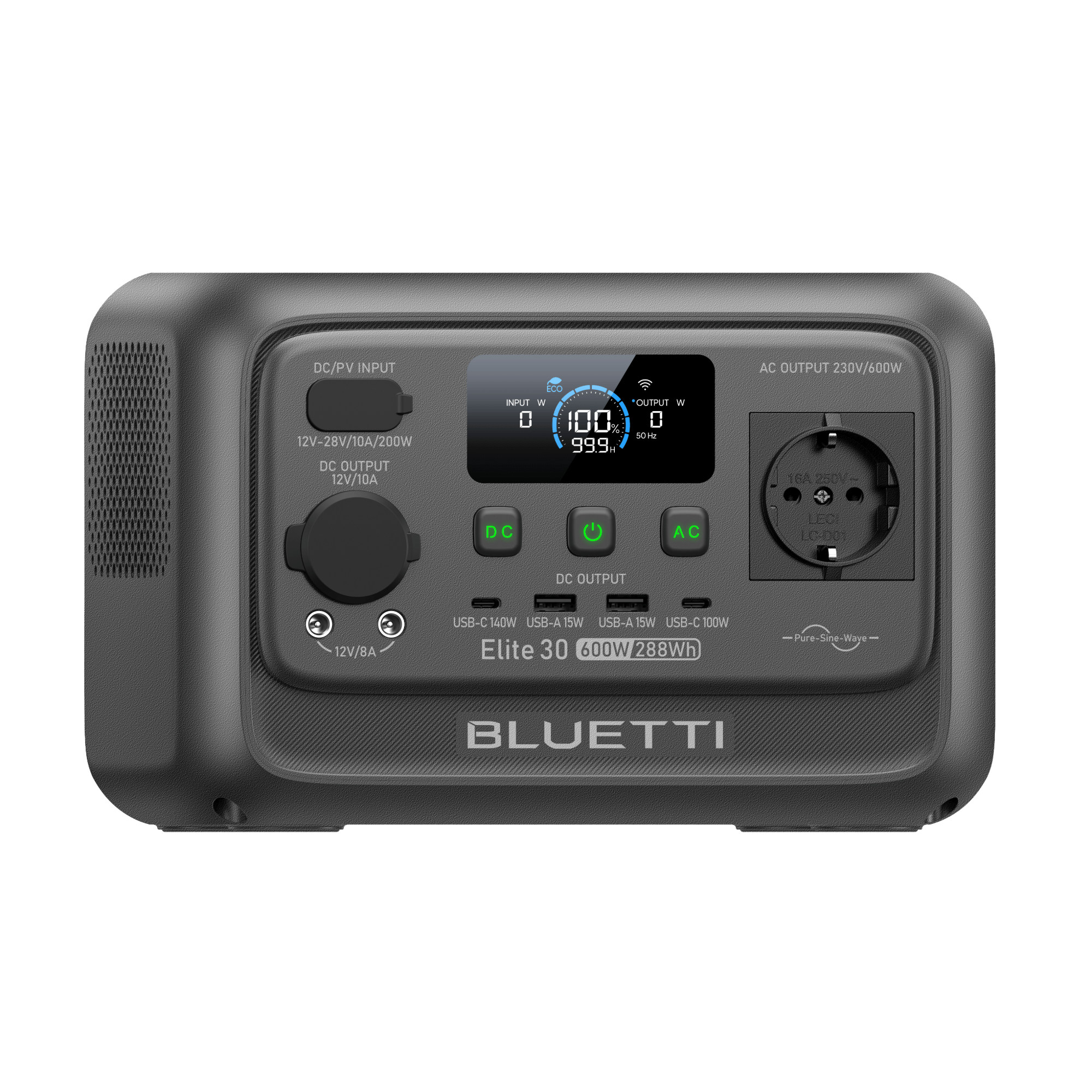 BLUETTI Elite 30 V2 Station électrique portable | 288 Wh 600 W - Vanlife - Store
