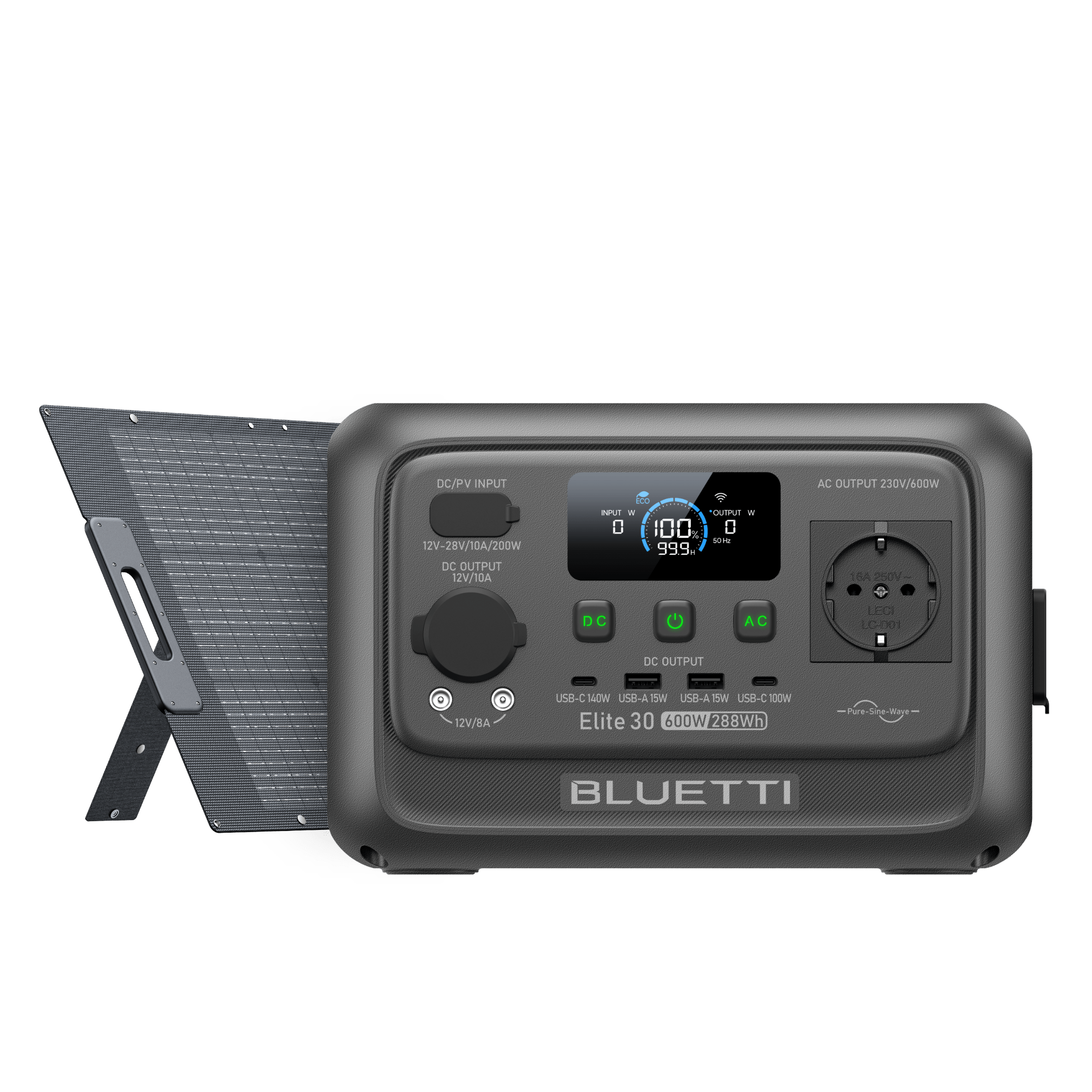 BLUETTI Elite 30 V2 Station électrique portable | 288 Wh 600 W - Vanlife - Store