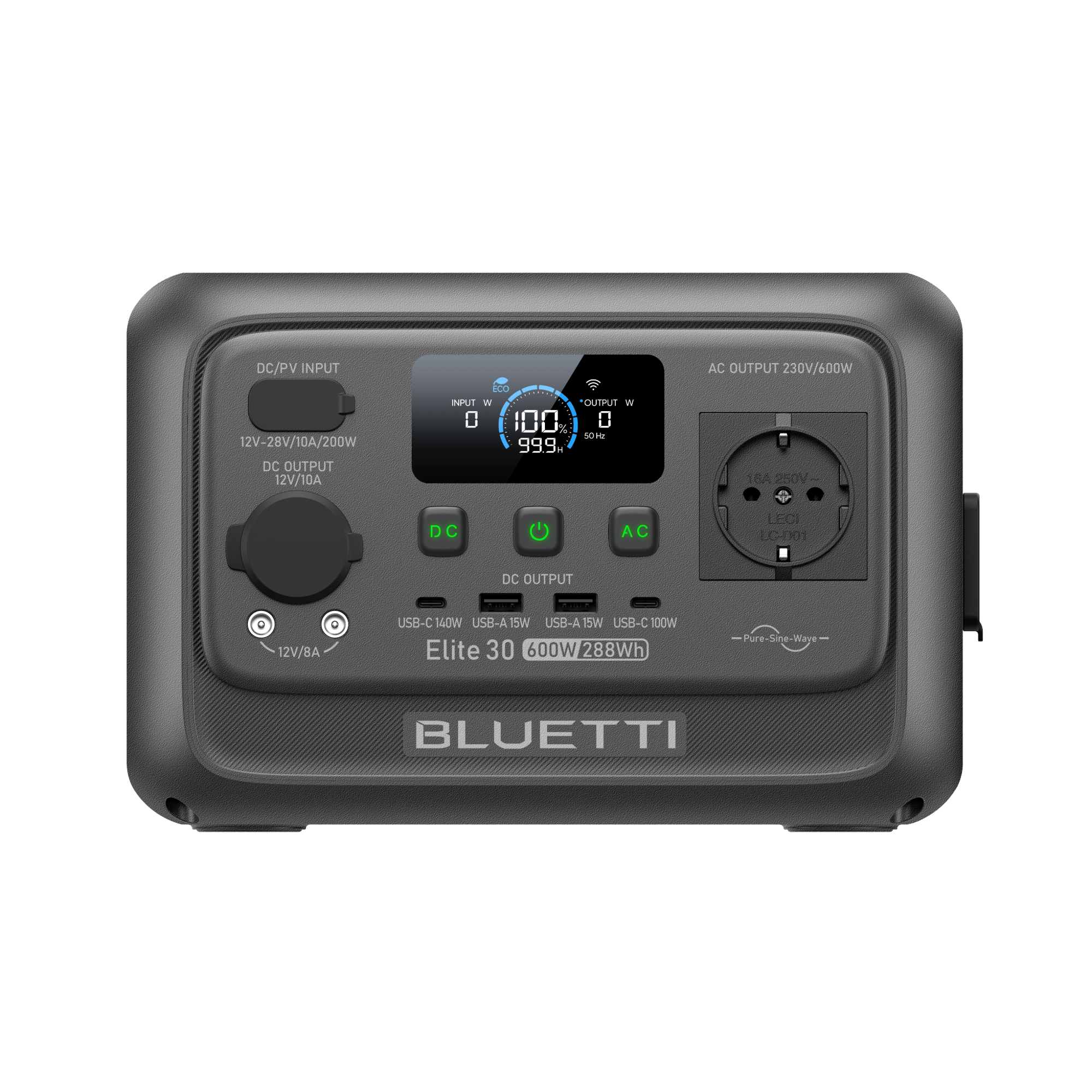 BLUETTI Elite 30 V2 Station électrique portable | 288 Wh 600 W - Vanlife - Store