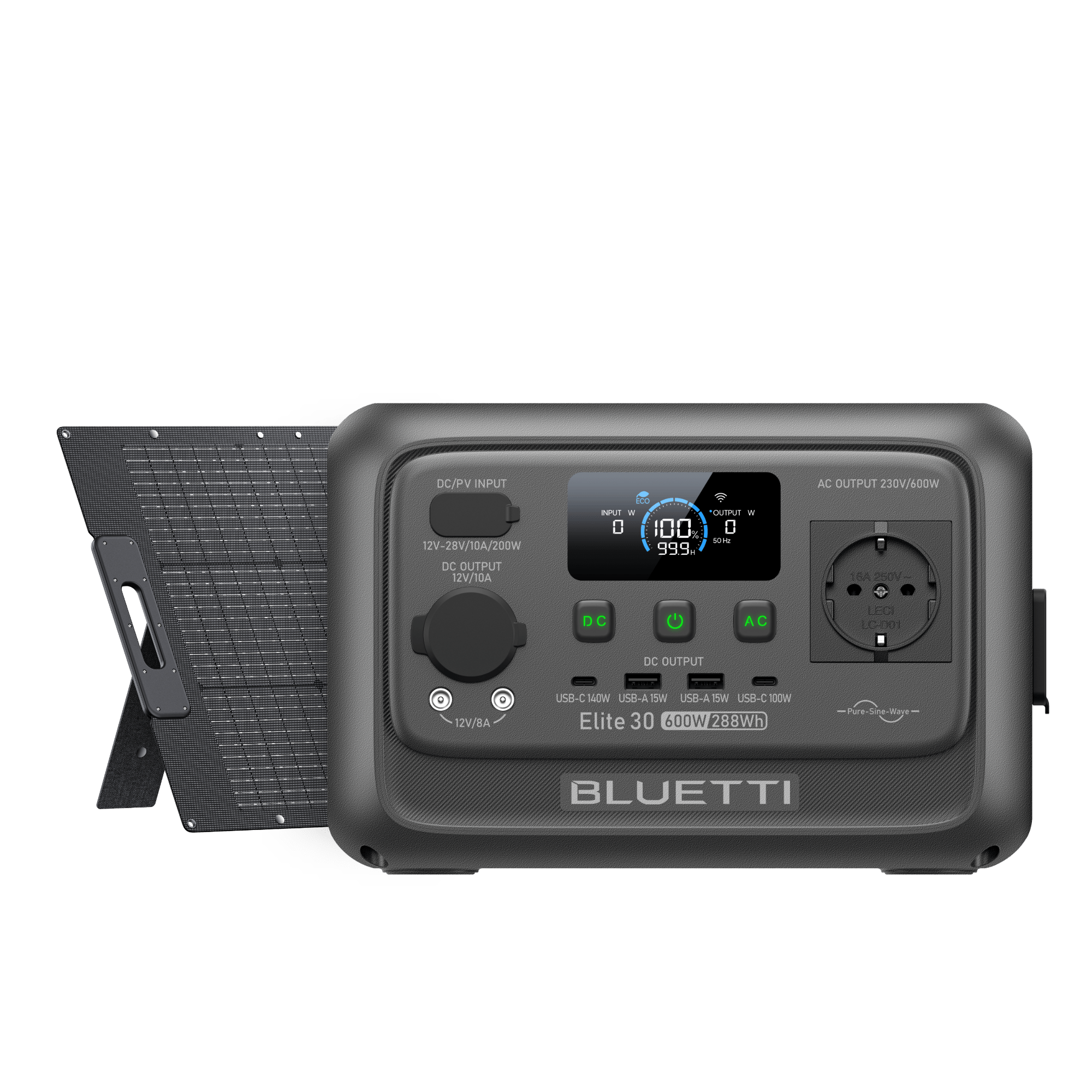 BLUETTI Elite 30 V2 Station électrique portable | 288 Wh 600 W - Vanlife - Store
