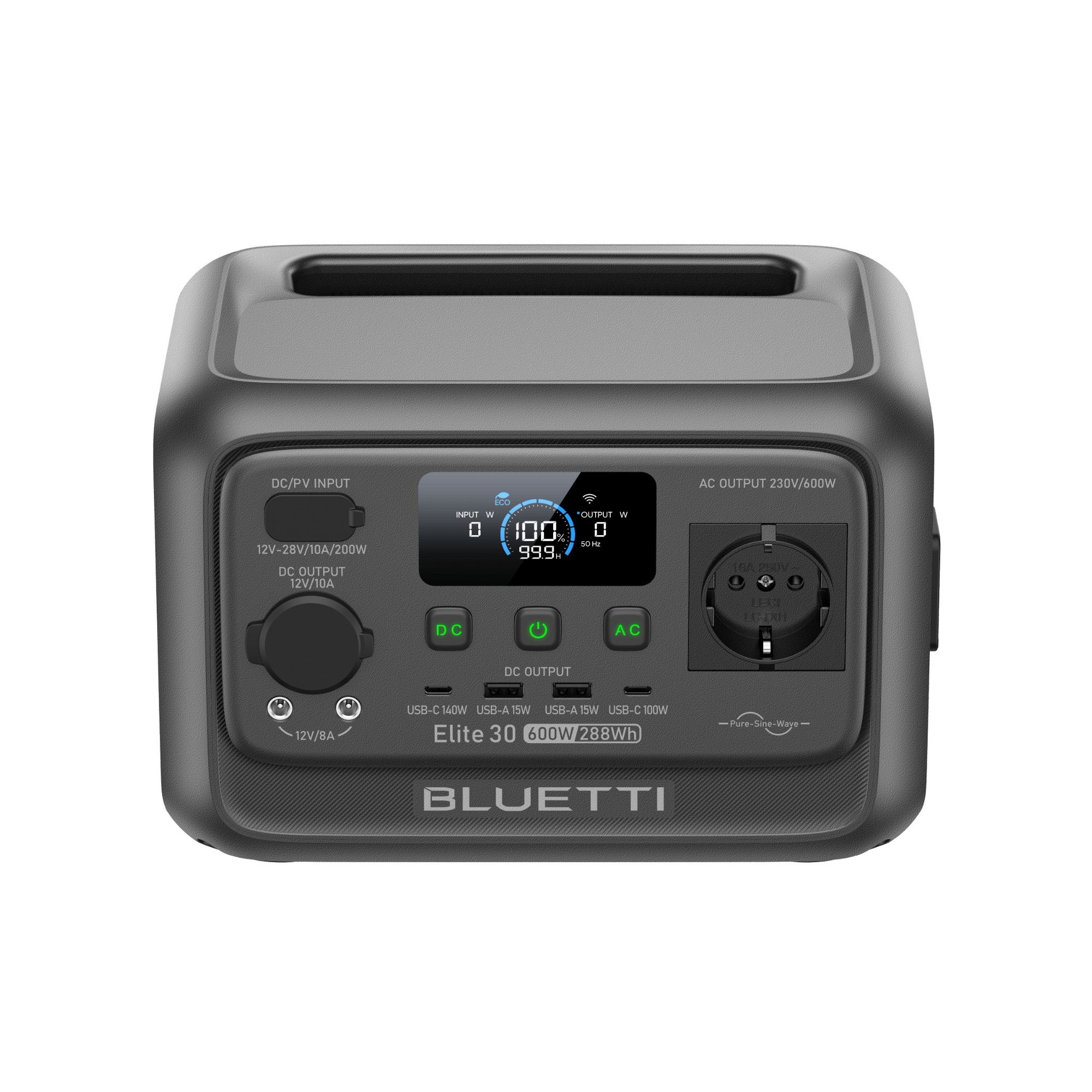 BLUETTI Elite 30 V2 Station électrique portable | 288 Wh 600 W - Vanlife - Store