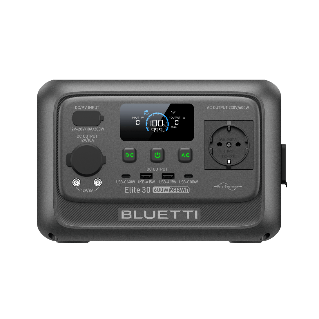 BLUETTI Elite 30 V2 Station électrique portable | 288 Wh 600 W - Vanlife - Store