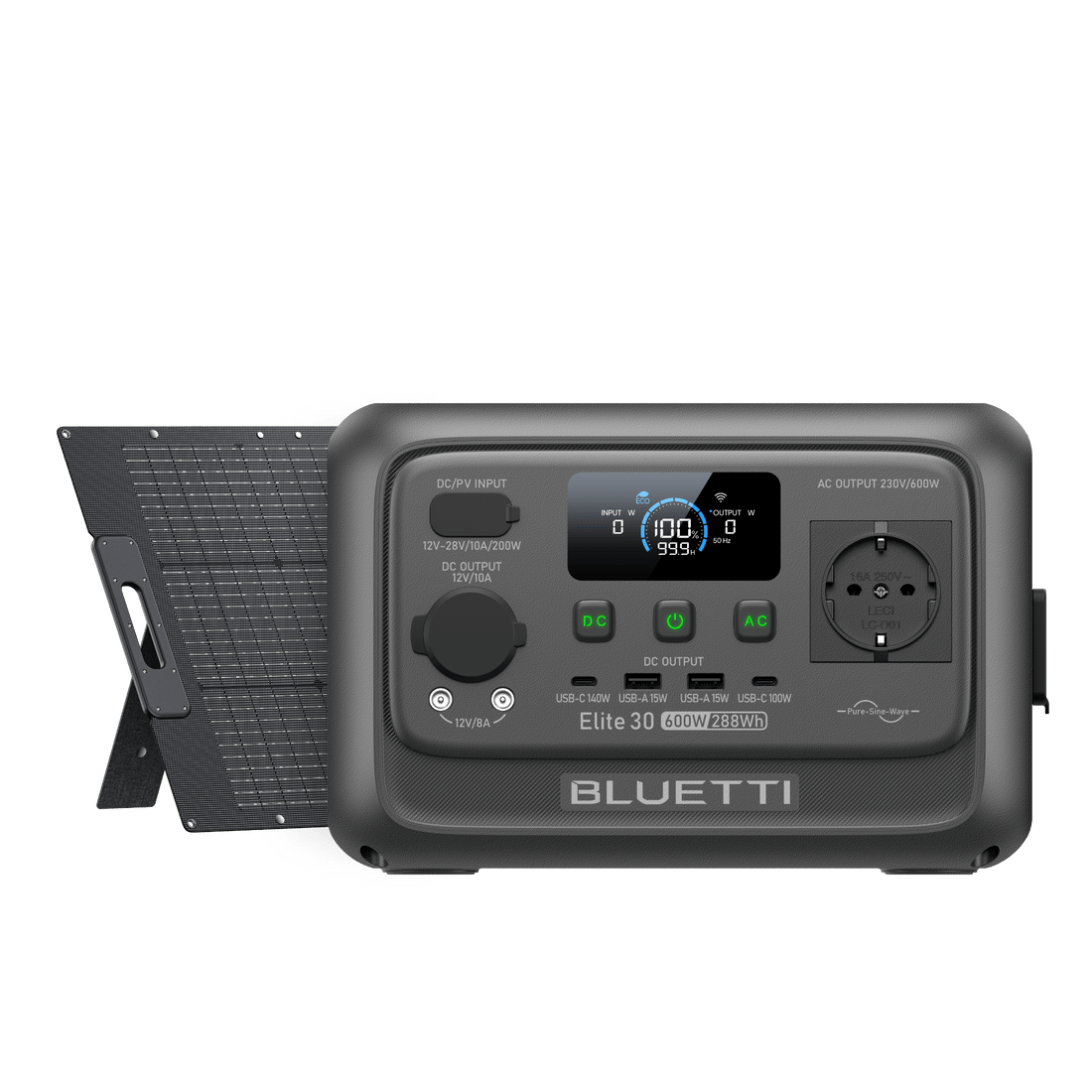 BLUETTI Elite 30 V2 Station électrique portable | 288 Wh 600 W - Vanlife - Store